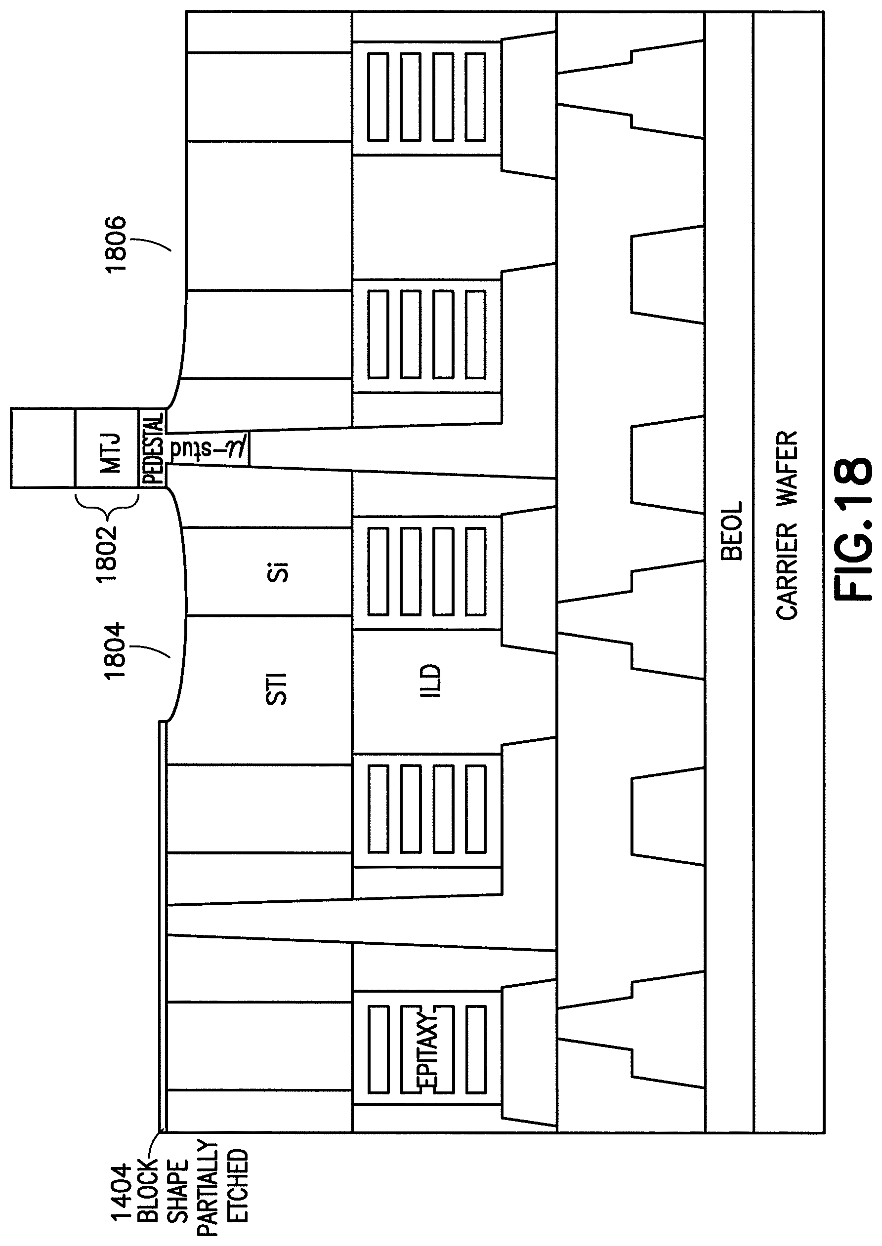 Patent US12588216 Figure 19 – Pillar based memory (MRAM) embedded within the buried power rail within a backside power distribution network