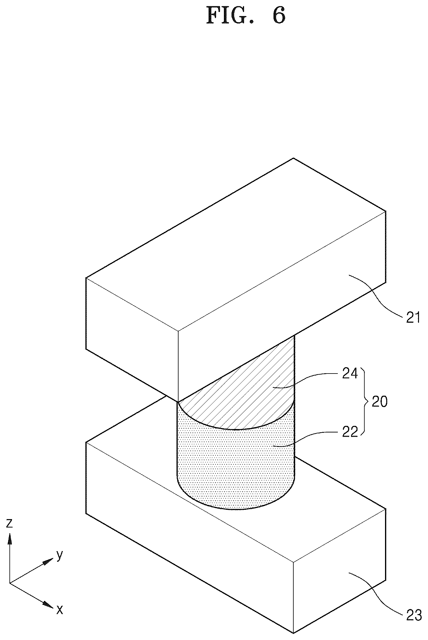 Patent US12588218 Figure 5 – Chalcogenide material, switching device including the chalcogenide material, and memory device including the switching device