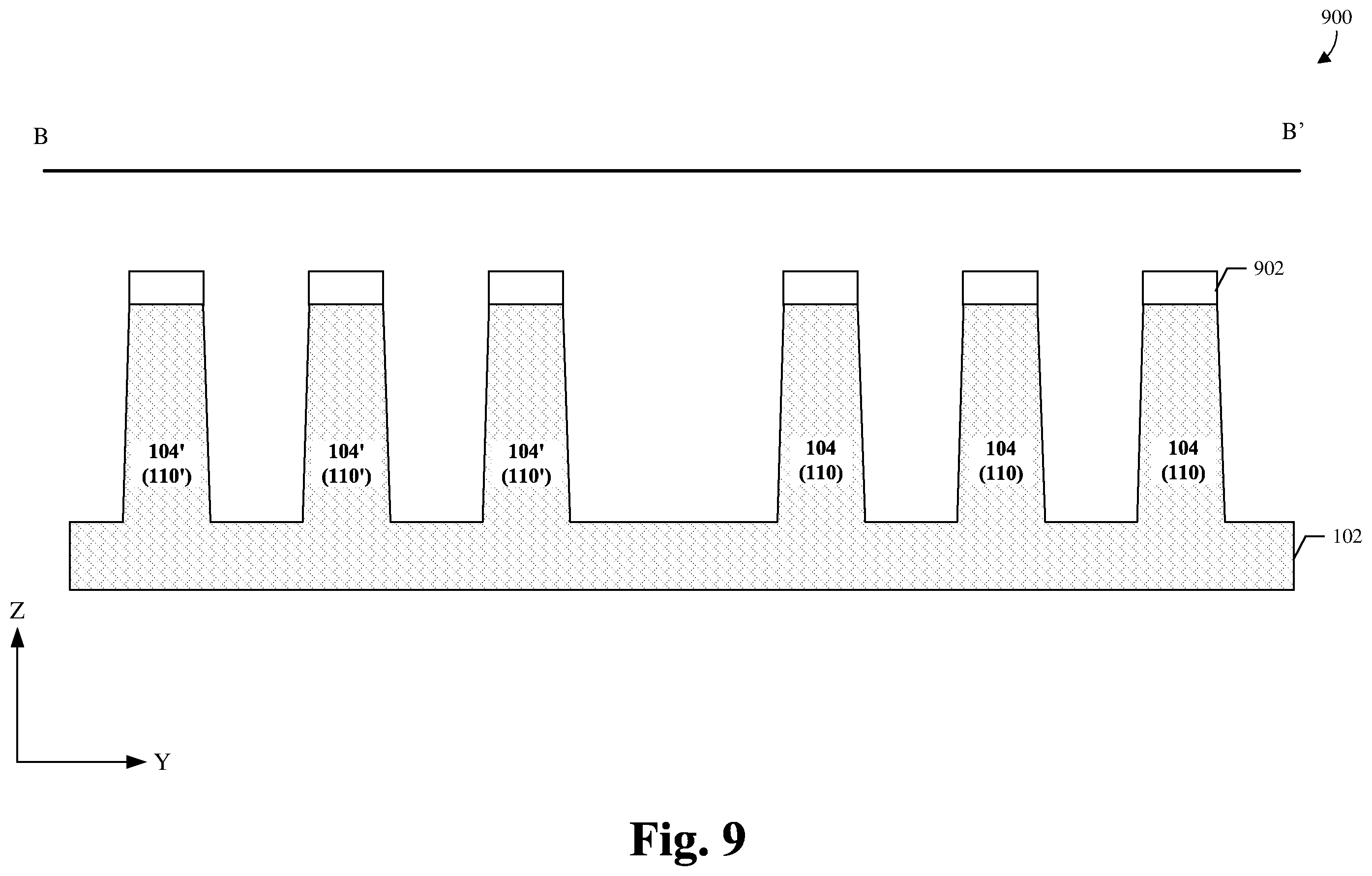 Patent US12588223 Figure 7 – FinFET MOS capacitor