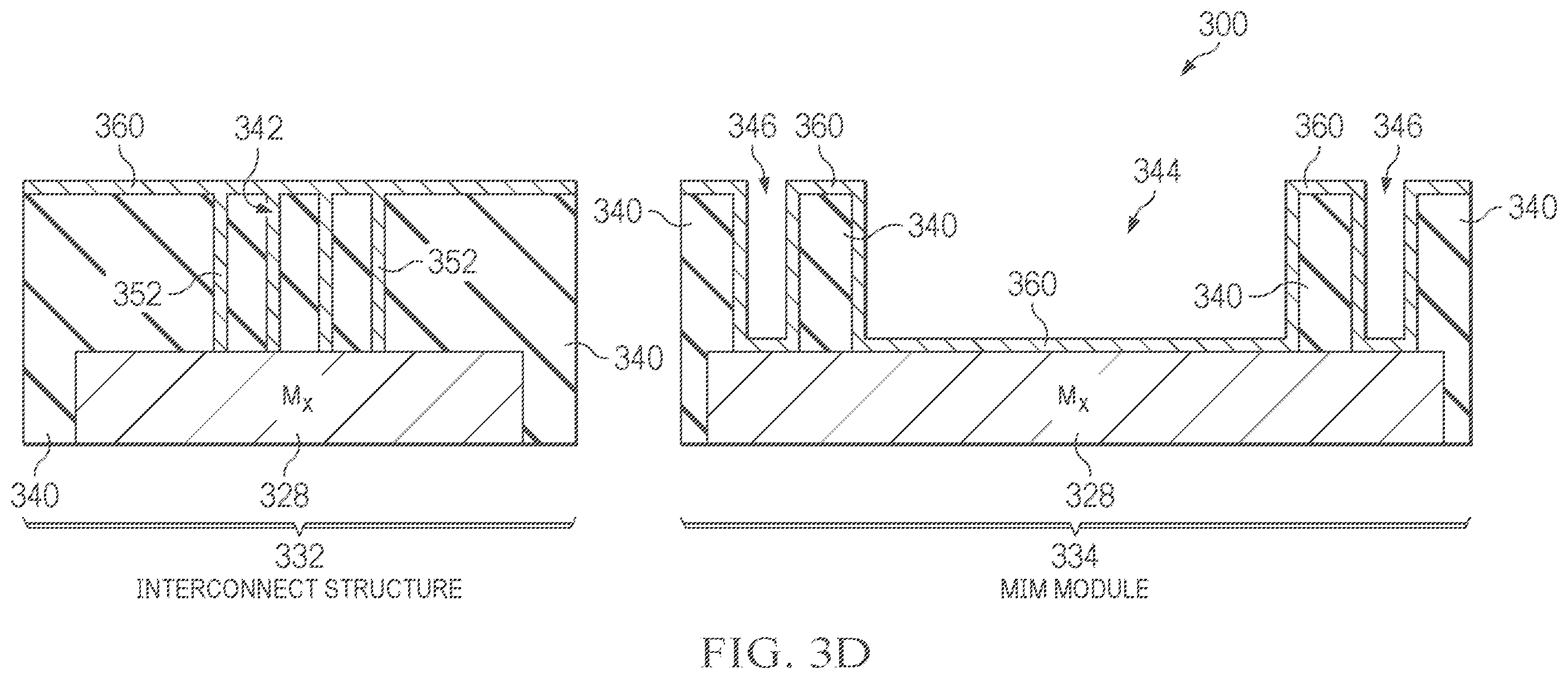 Patent US12588224 Figure 6 – Metal-insulator-metal (MIM) capacitors with curved electrode
