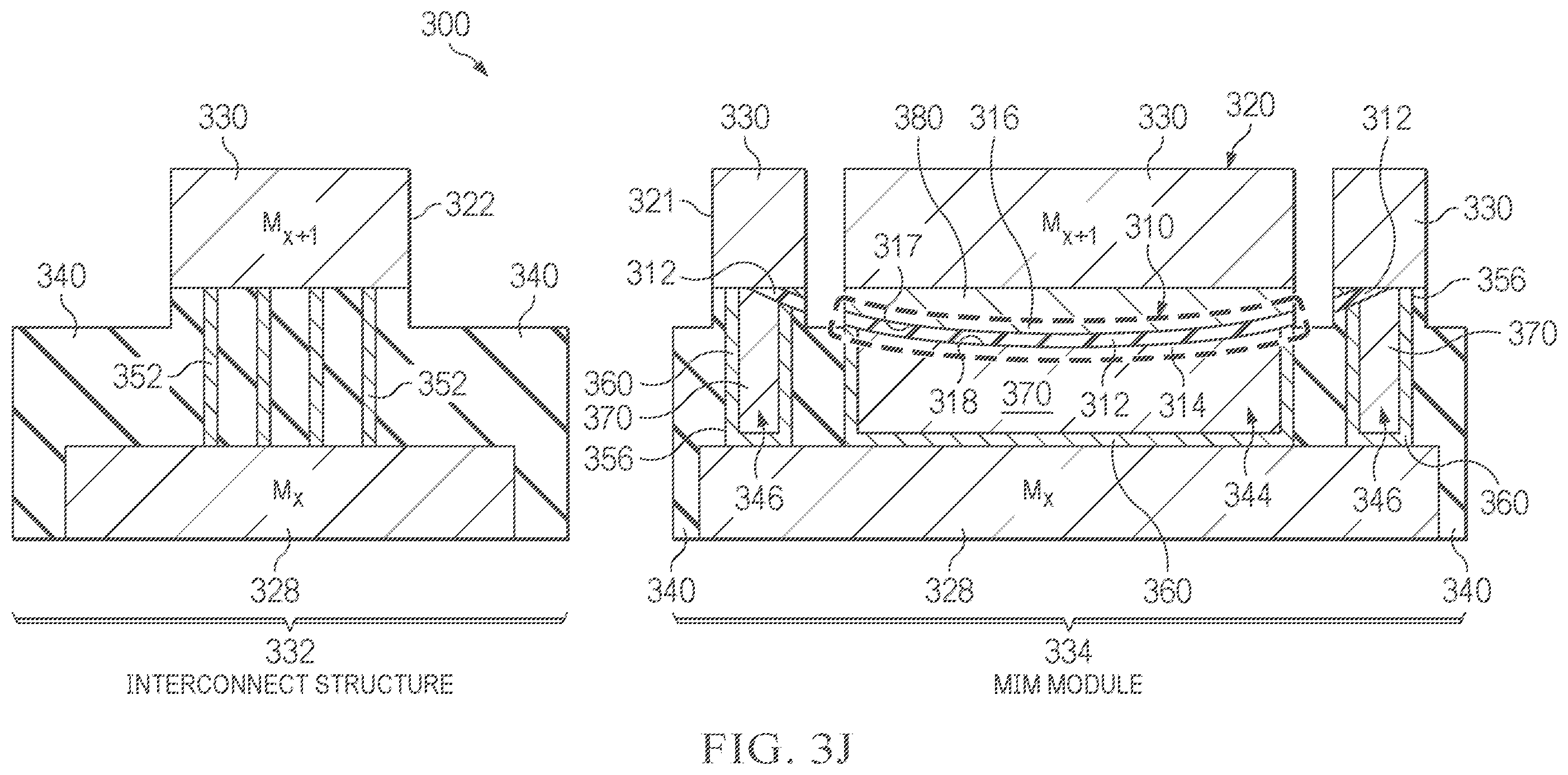 Patent US12588224 Figure 12 – Metal-insulator-metal (MIM) capacitors with curved electrode