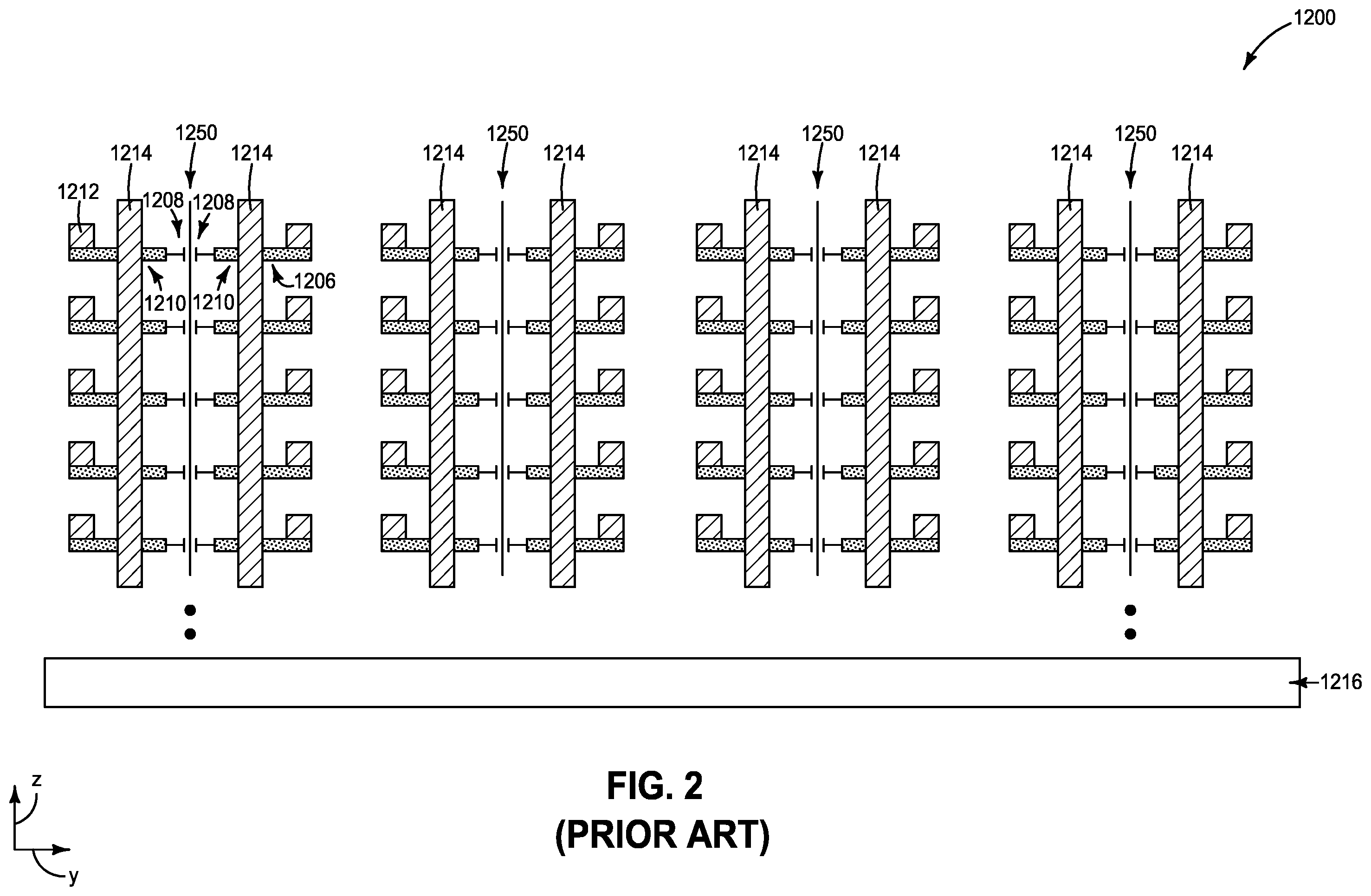Patent US12588226 Figure 2 – Integrated assemblies and methods forming integrated assemblies