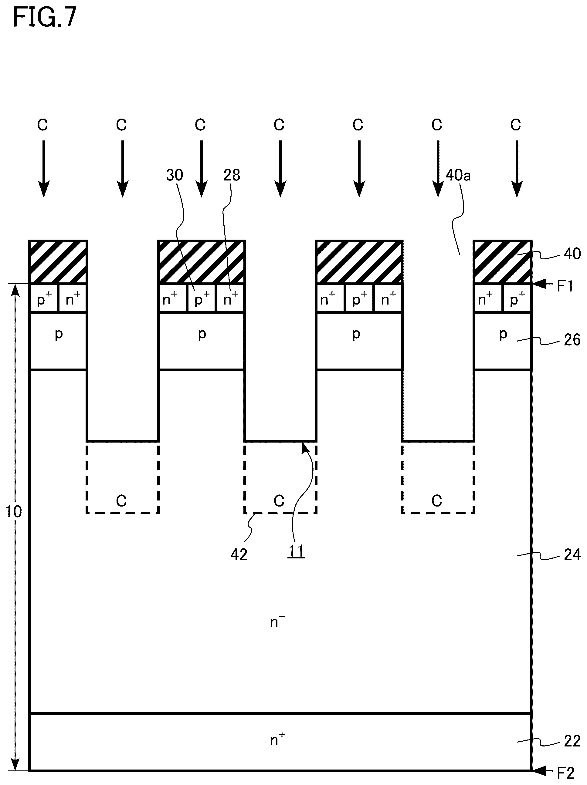 Patent US12588227 Figure 7 – Method of manufacturing semiconductor device and semiconductor device