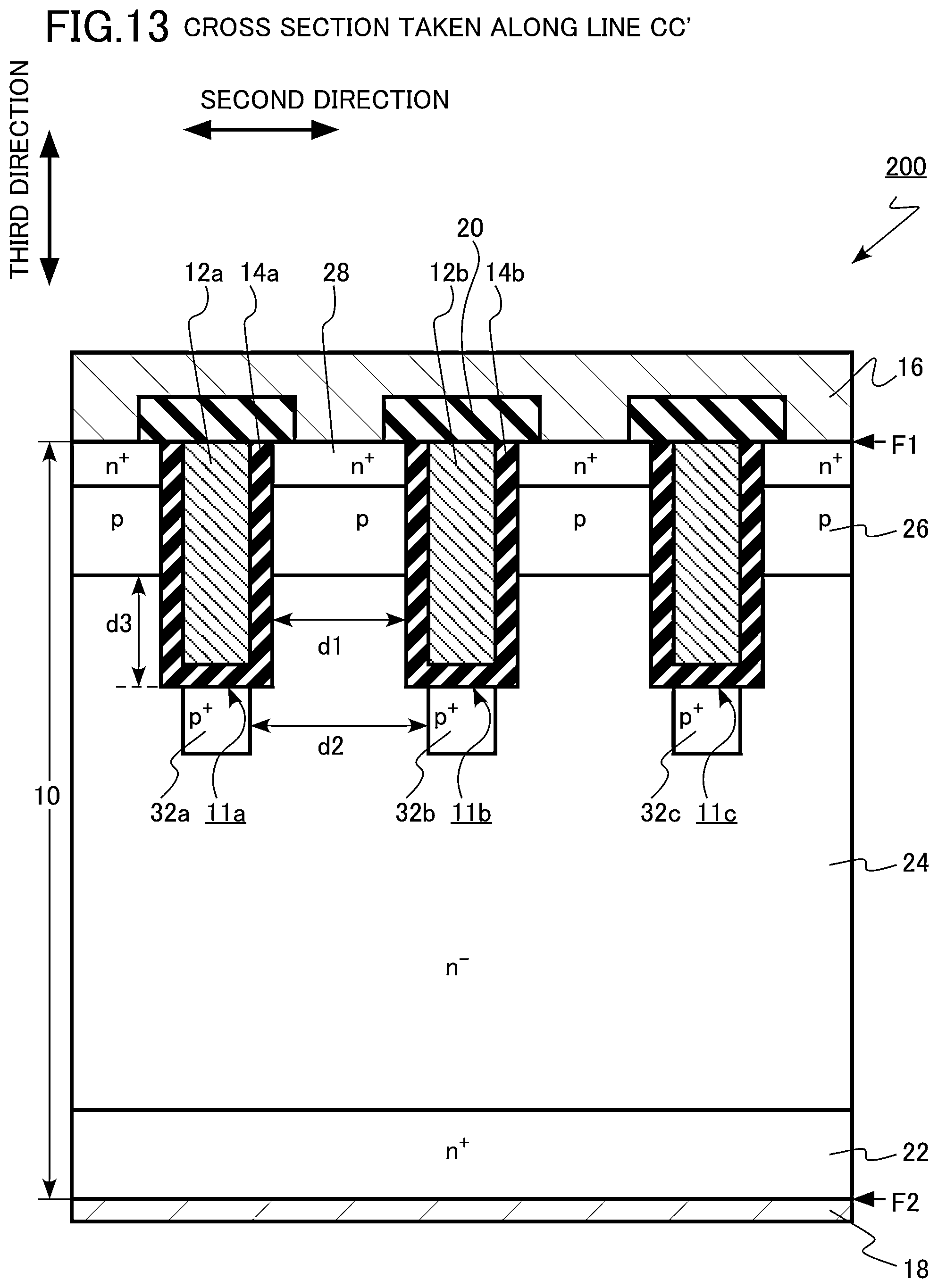 Patent US12588227 Figure 13 – Method of manufacturing semiconductor device and semiconductor device