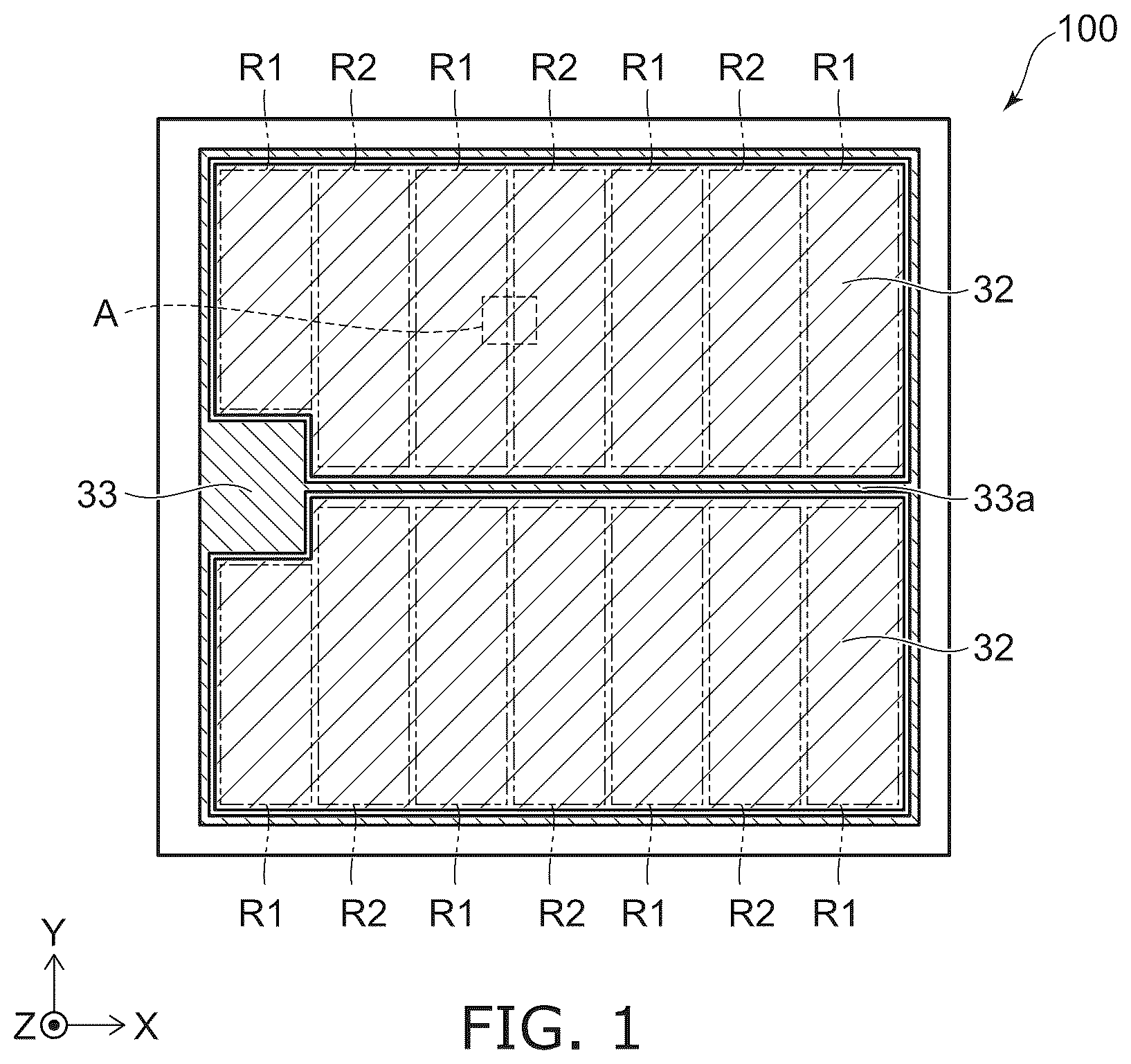 Patent US12588228 Figure 1 – Semiconductor device