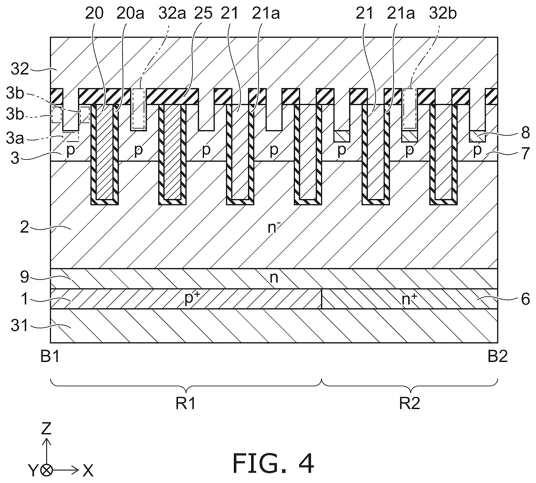 Patent US12588228 Figure 4 – Semiconductor device