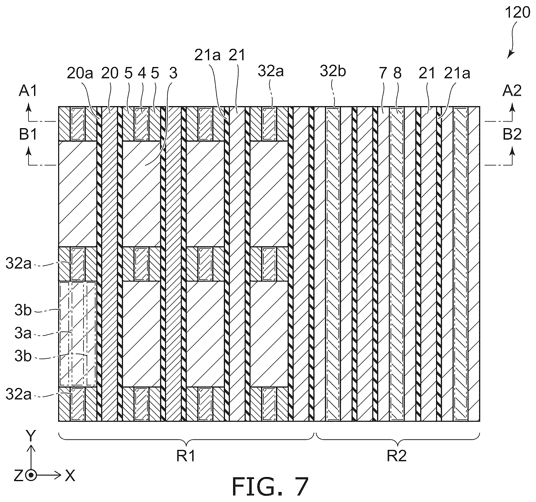 Patent US12588228 Figure 7 – Semiconductor device