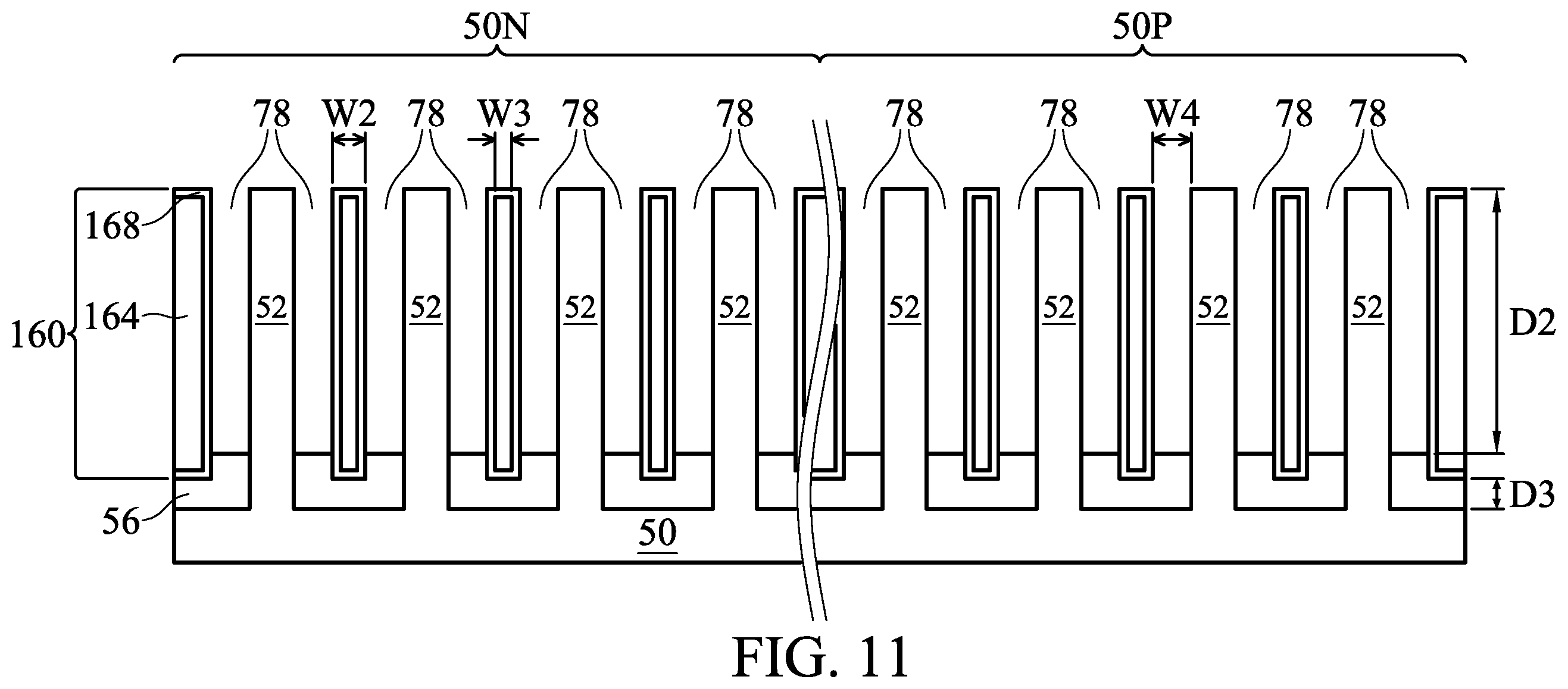 Patent US12588231 Figure 11 – Method of gap filling for semiconductor device