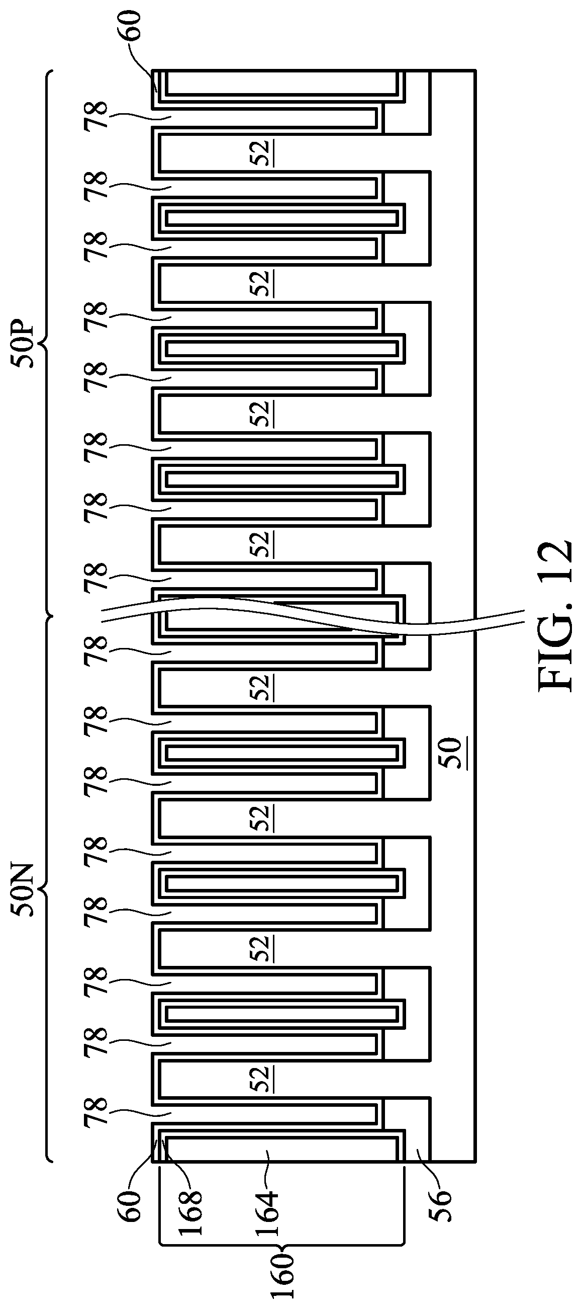 Patent US12588231 Figure 12 – Method of gap filling for semiconductor device
