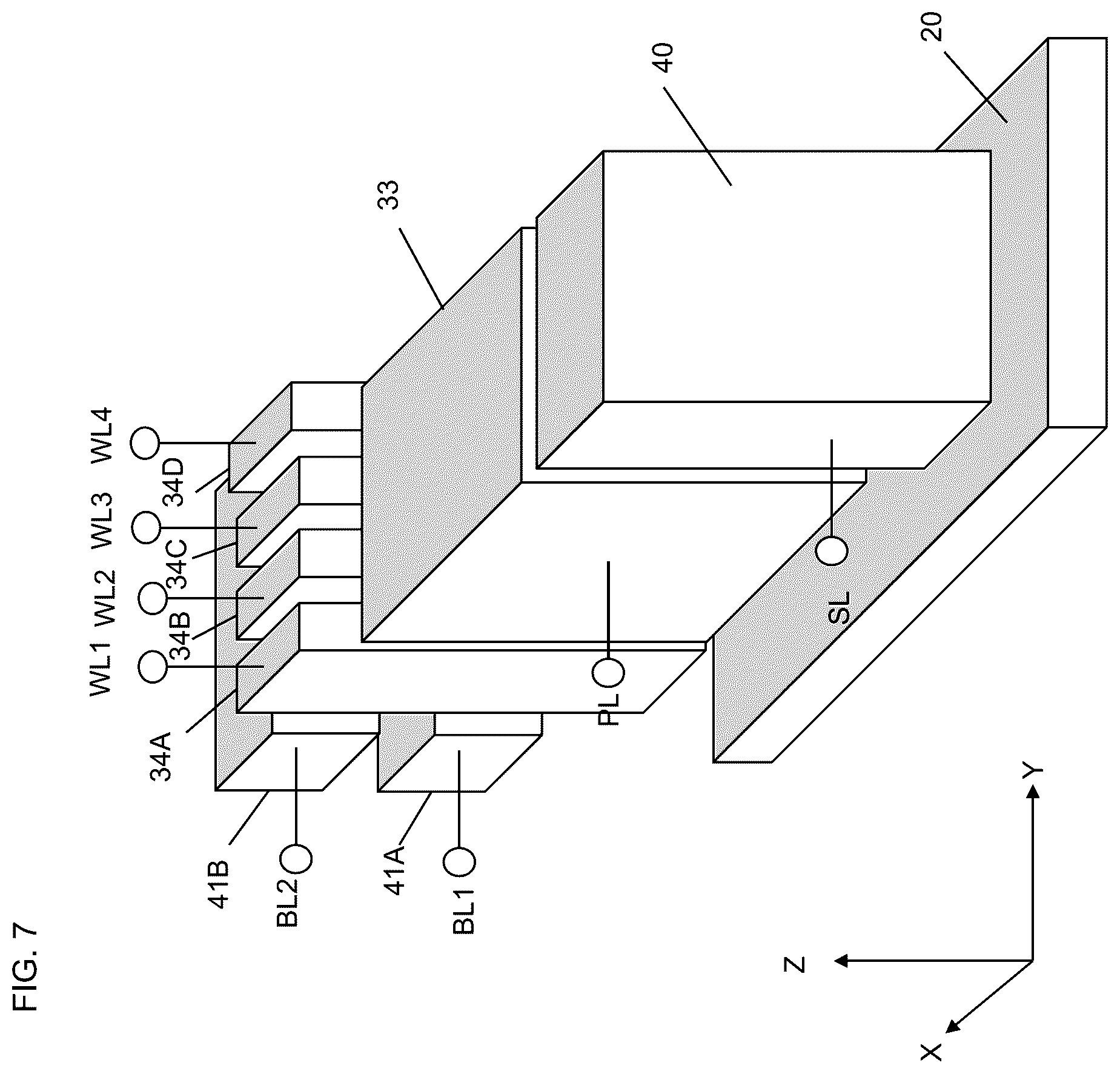 Patent US12588232 Figure 8 – Semiconductor-element-including memory device