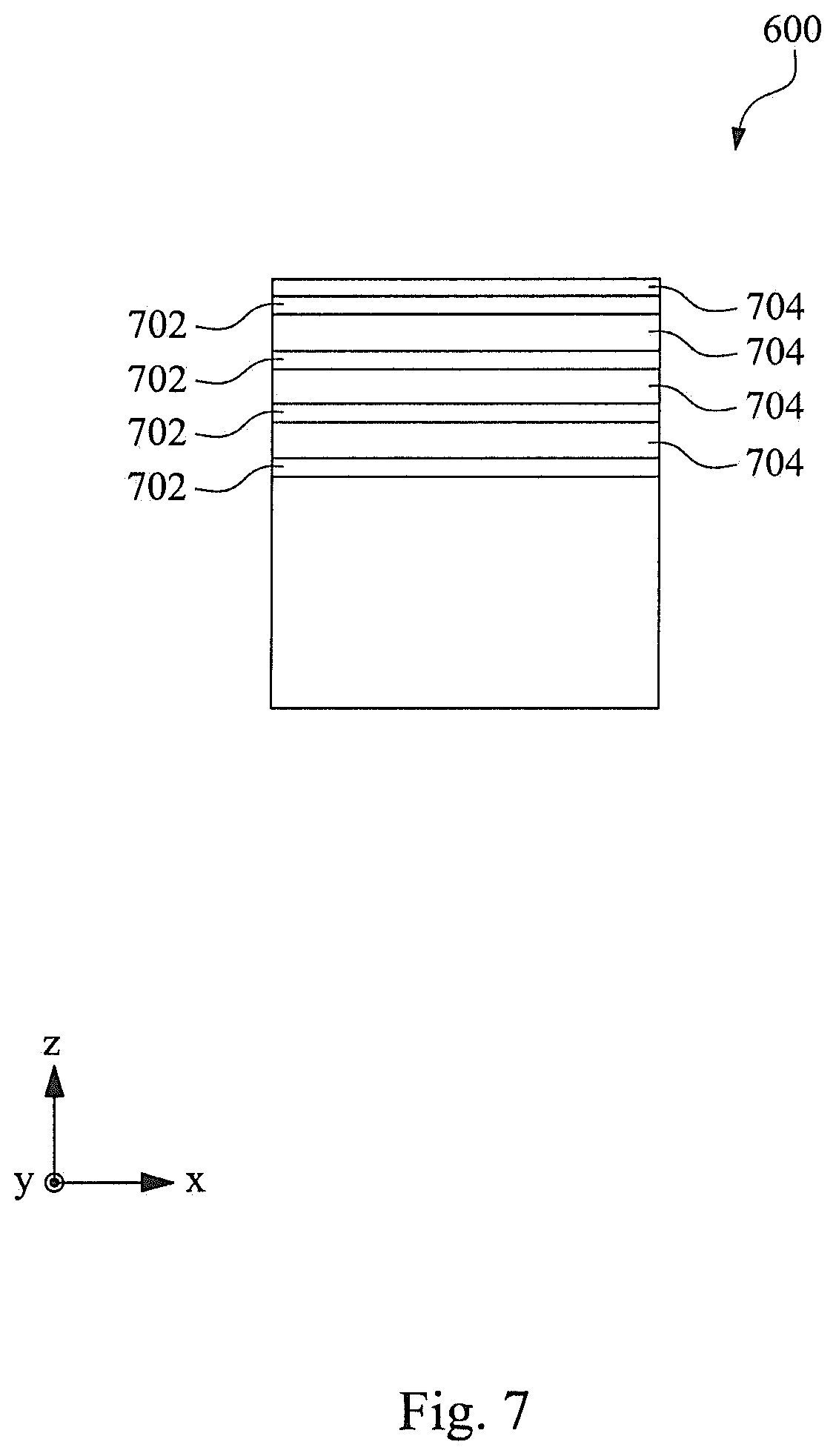 Patent US12588234 Figure 7 – Semiconductor devices with implanted STI regions and methods of forming the same
