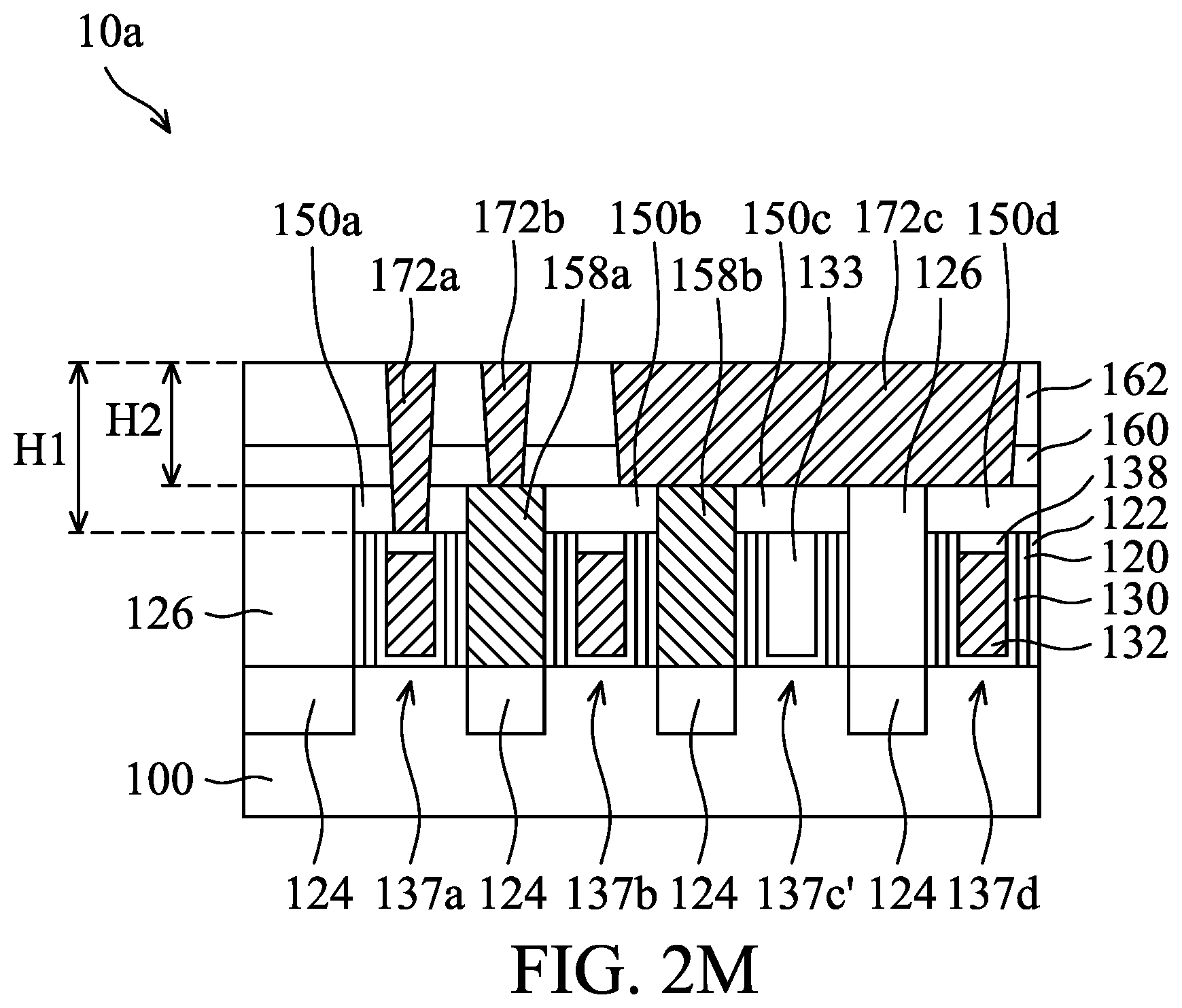 Patent US12588237 Figure 11 – Method for forming via structure with low resistivity