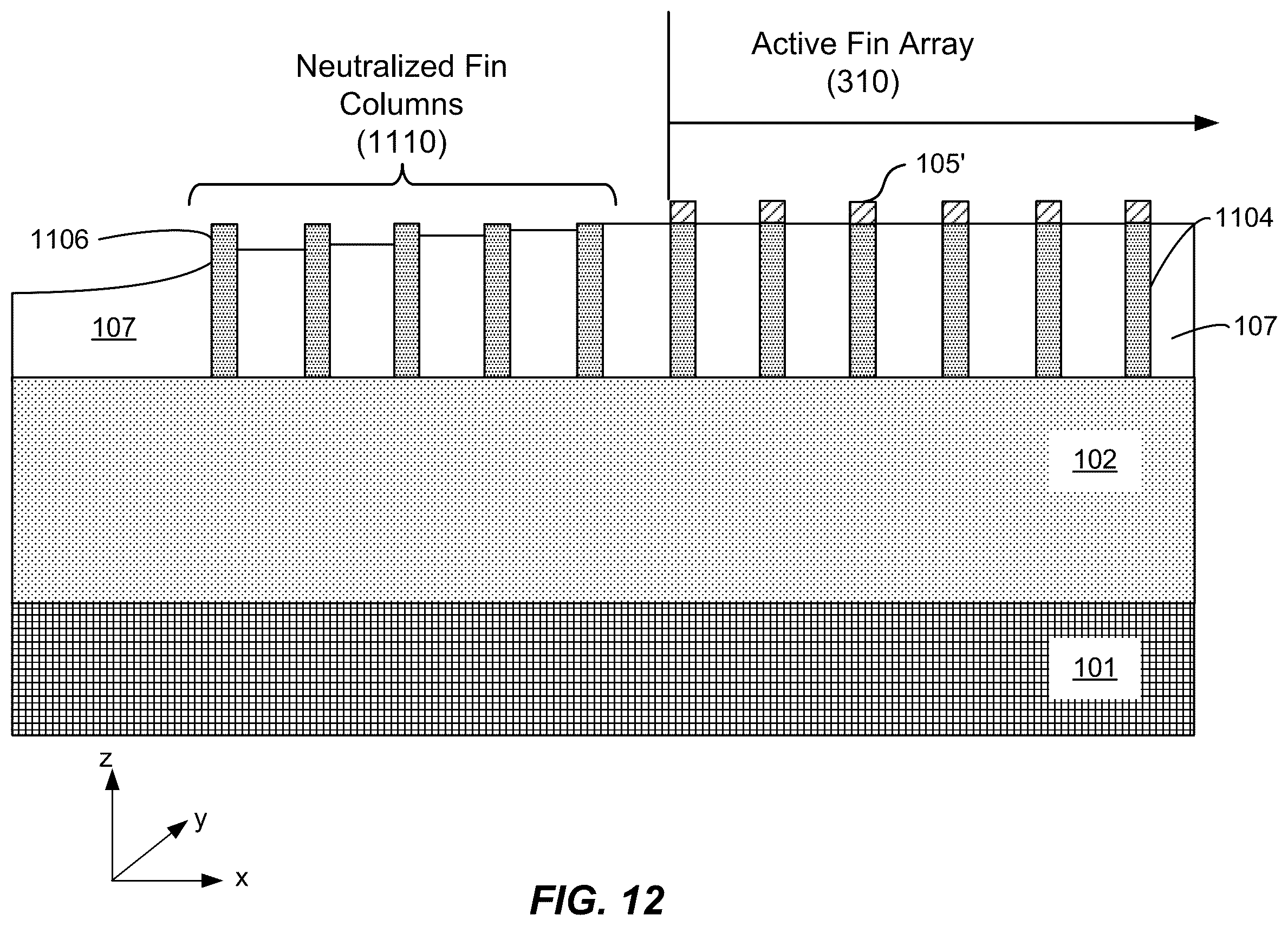 Patent US12588239 Figure 14 – Method and system for routing of electrical conductors over neutralized power FETS