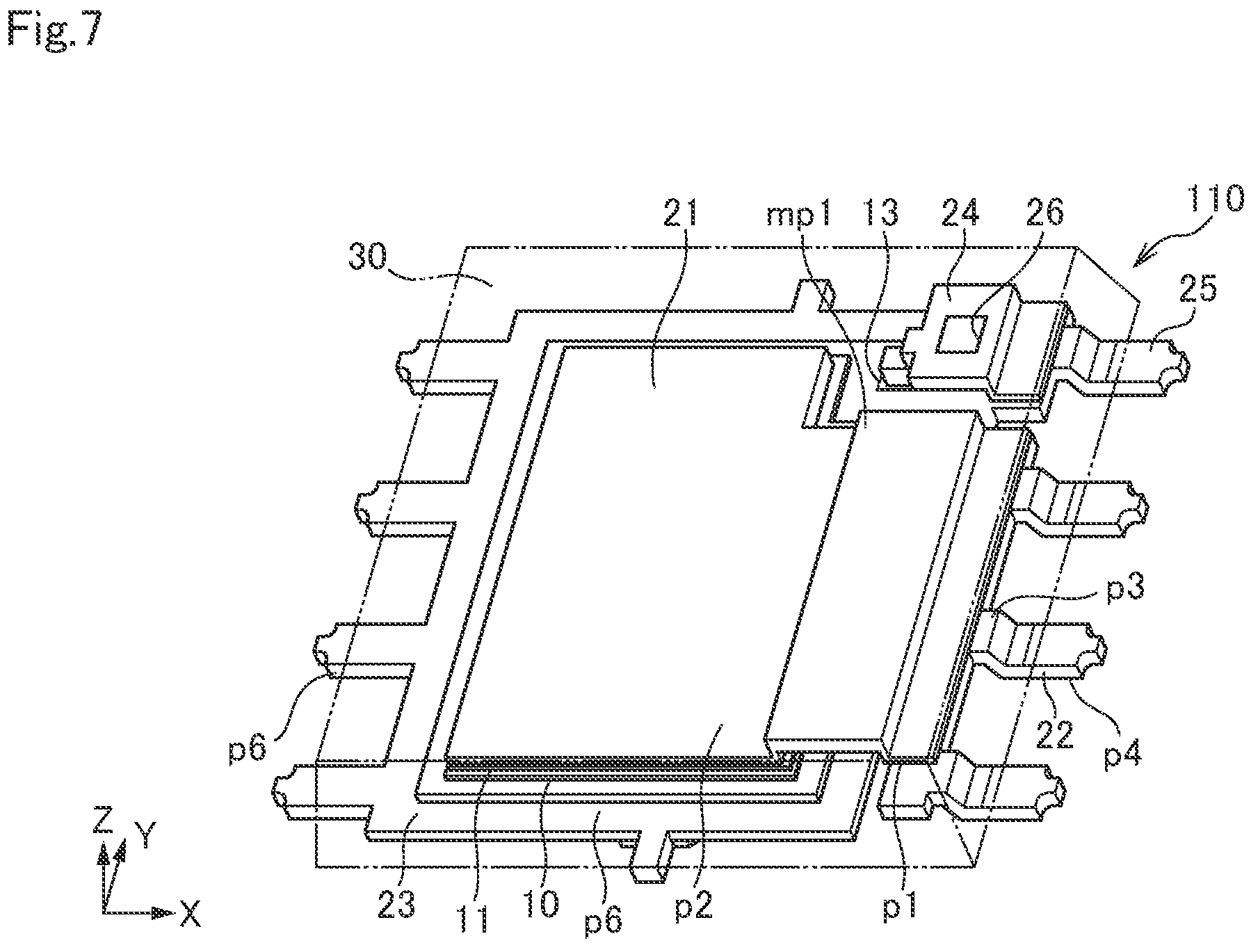 Patent US12588240 Figure 7 – Semiconductor device