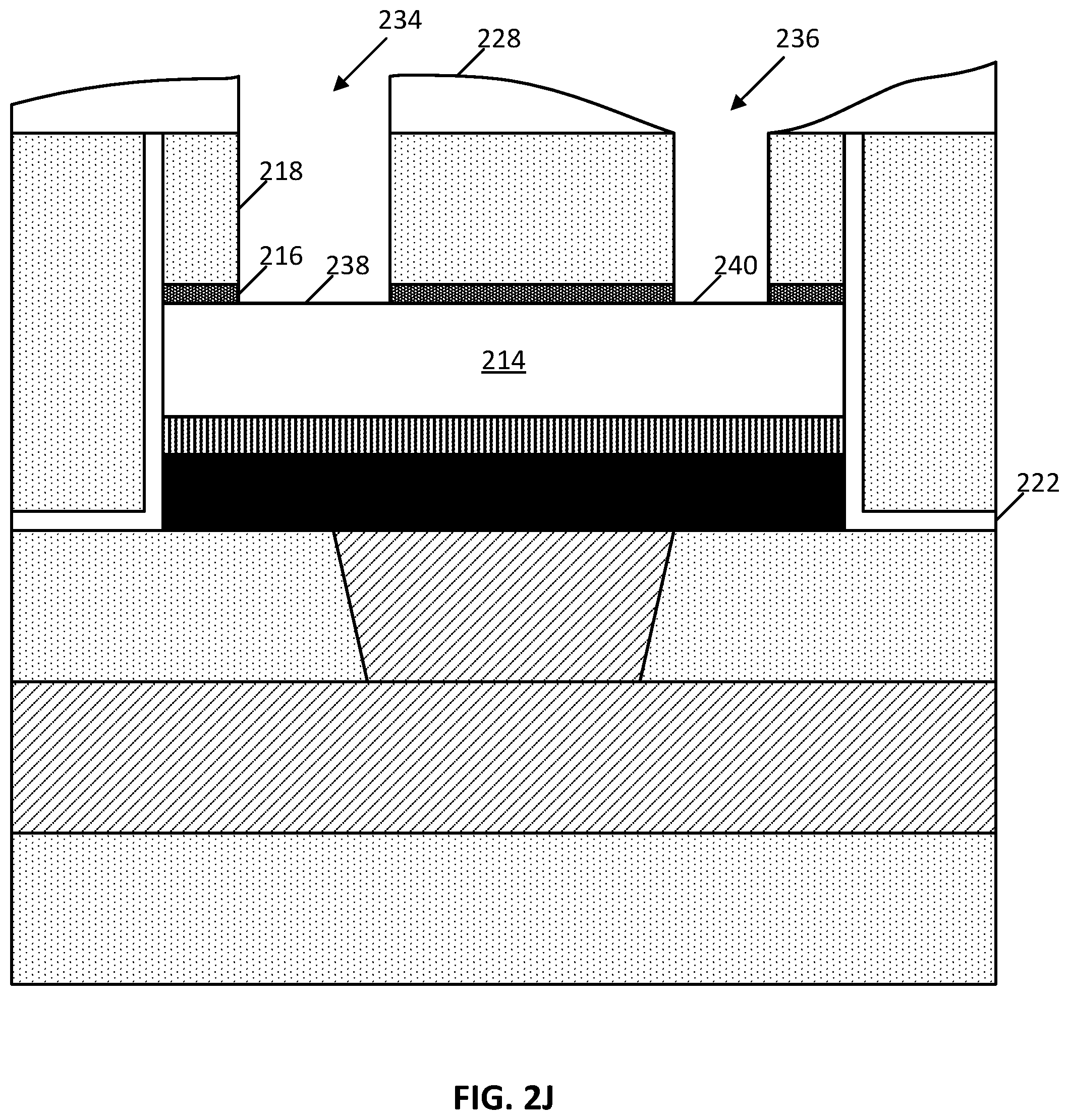 Patent US12588241 Figure 14 – Asymmetric source and drain contacts for a thin film transistor (TFT) structure
