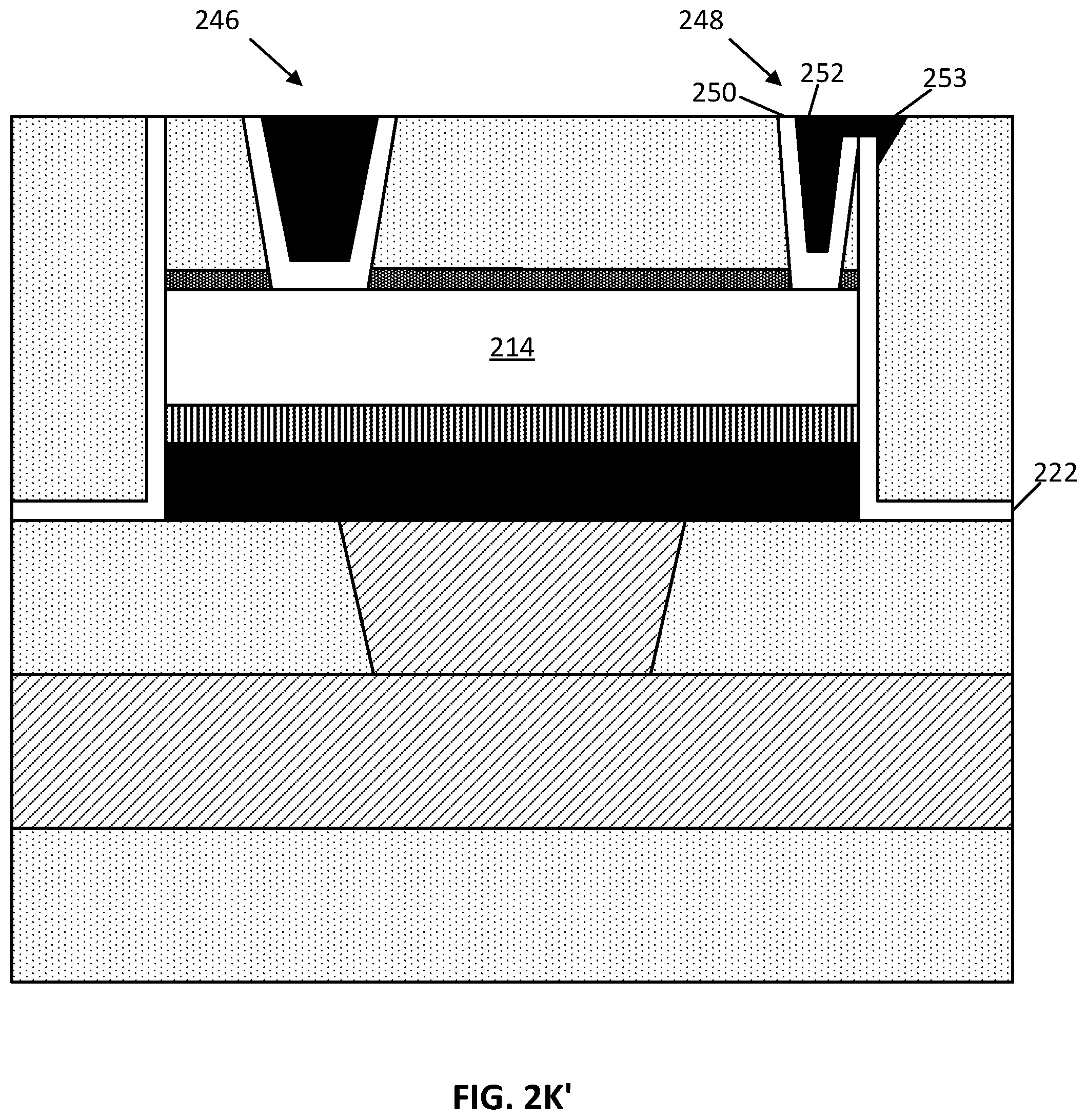 Patent US12588241 Figure 17 – Asymmetric source and drain contacts for a thin film transistor (TFT) structure