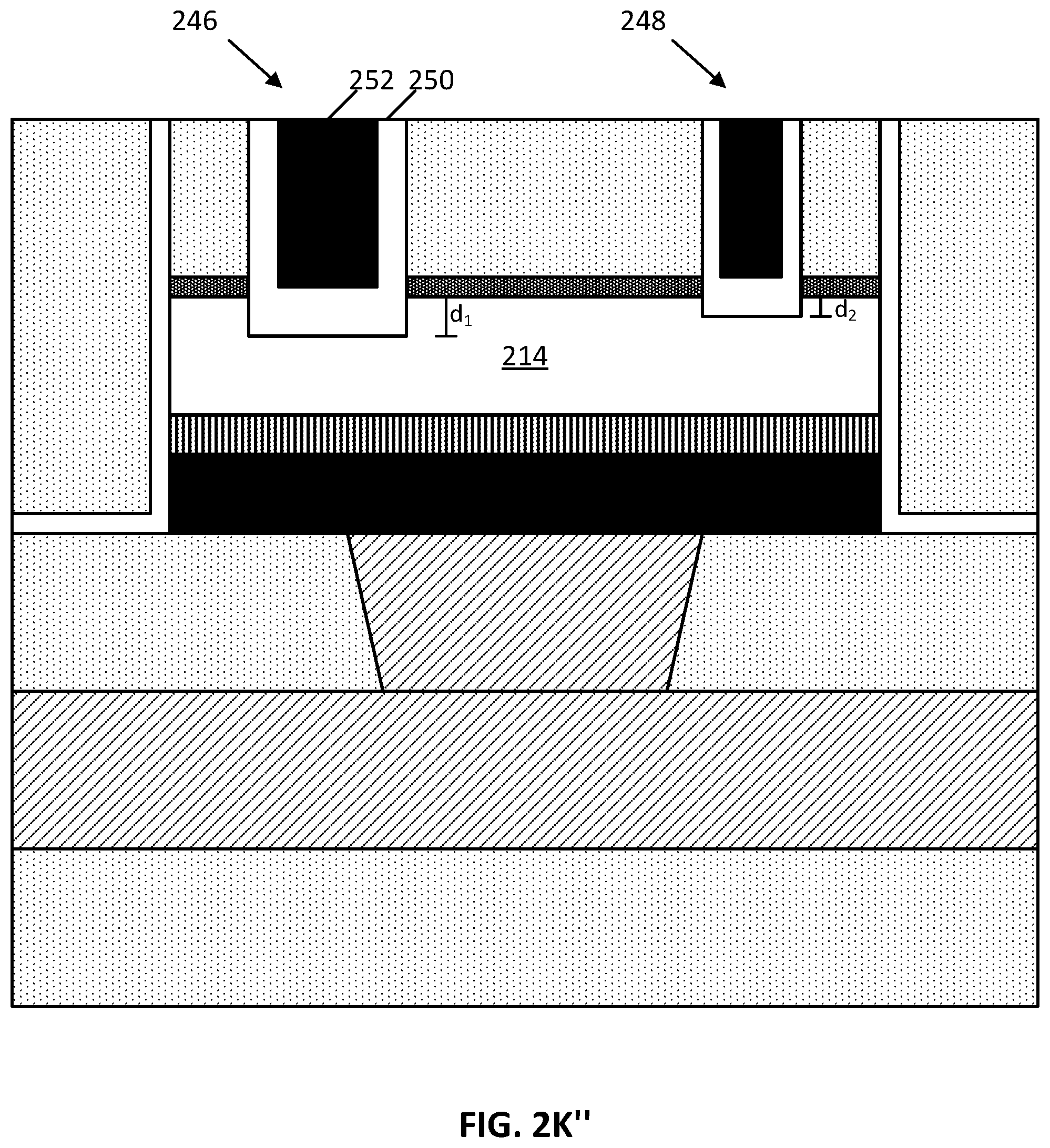 Patent US12588241 Figure 18 – Asymmetric source and drain contacts for a thin film transistor (TFT) structure
