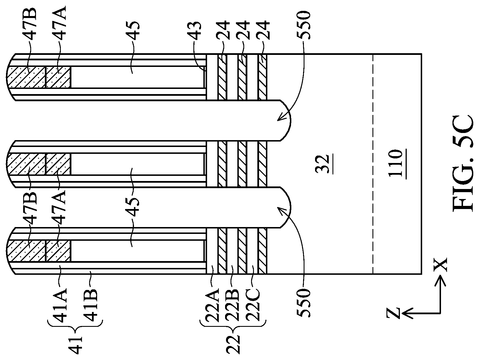 Patent US12588242 Figure 8 – Field effect transistor with dual silicide and method