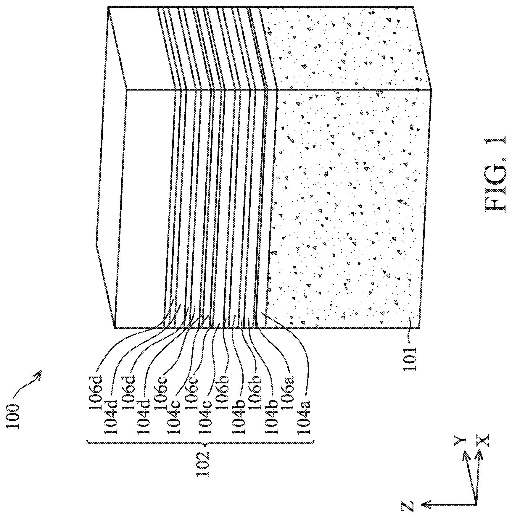 Patent US12588243 Figure 1 – Semiconductor device structure and methods of forming the same