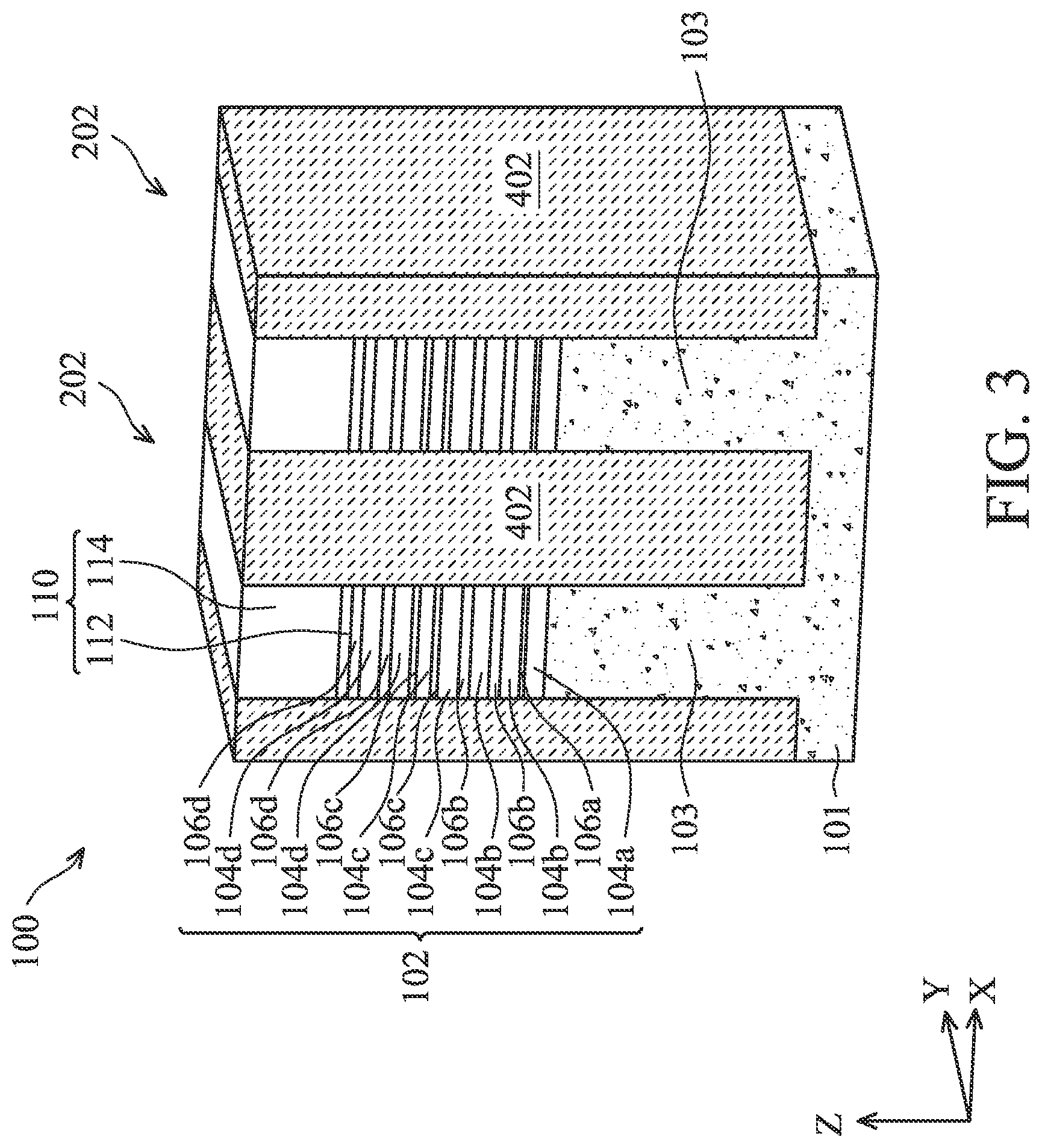 Patent US12588243 Figure 3 – Semiconductor device structure and methods of forming the same