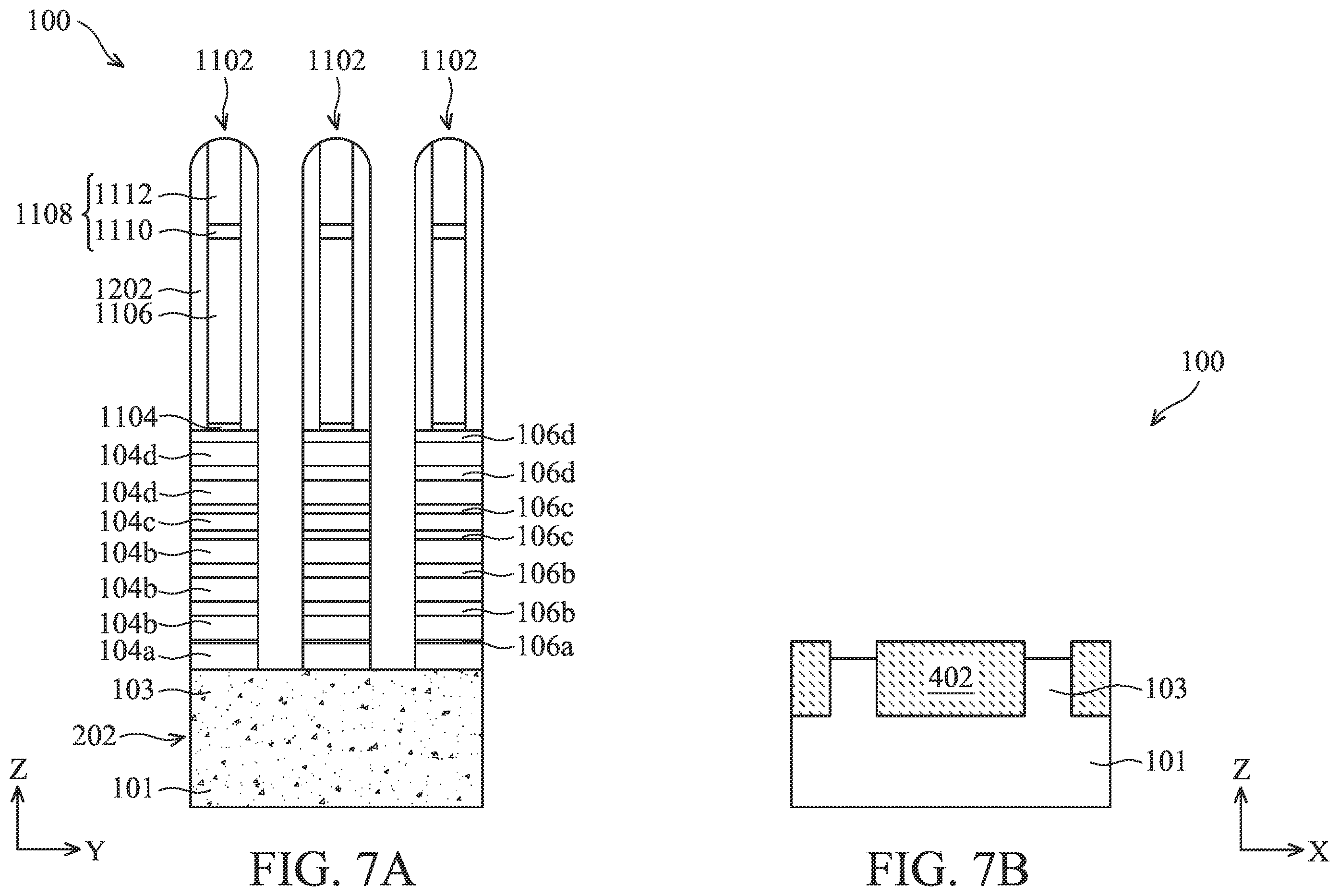 Patent US12588243 Figure 7 – Semiconductor device structure and methods of forming the same