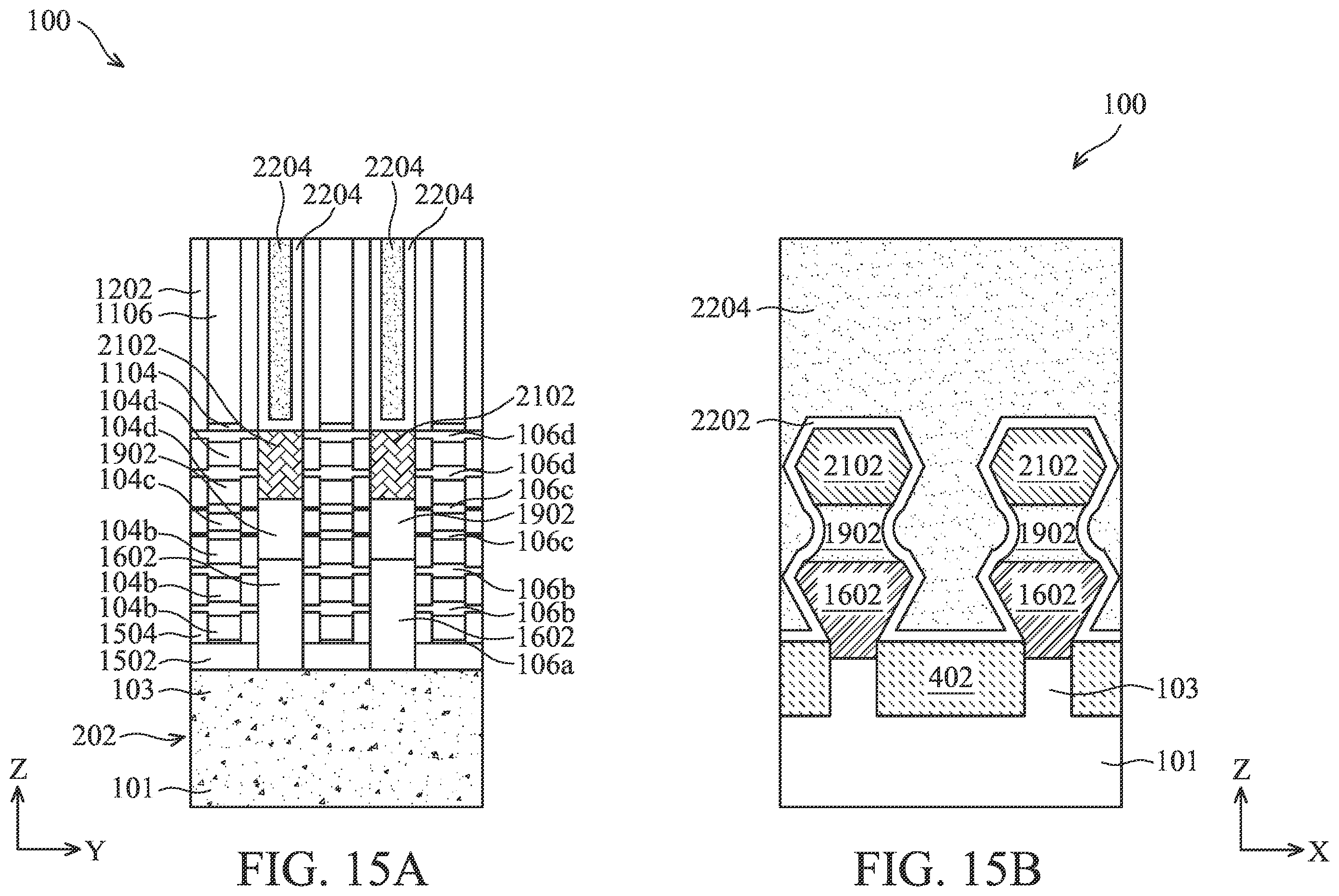 Patent US12588243 Figure 15 – Semiconductor device structure and methods of forming the same