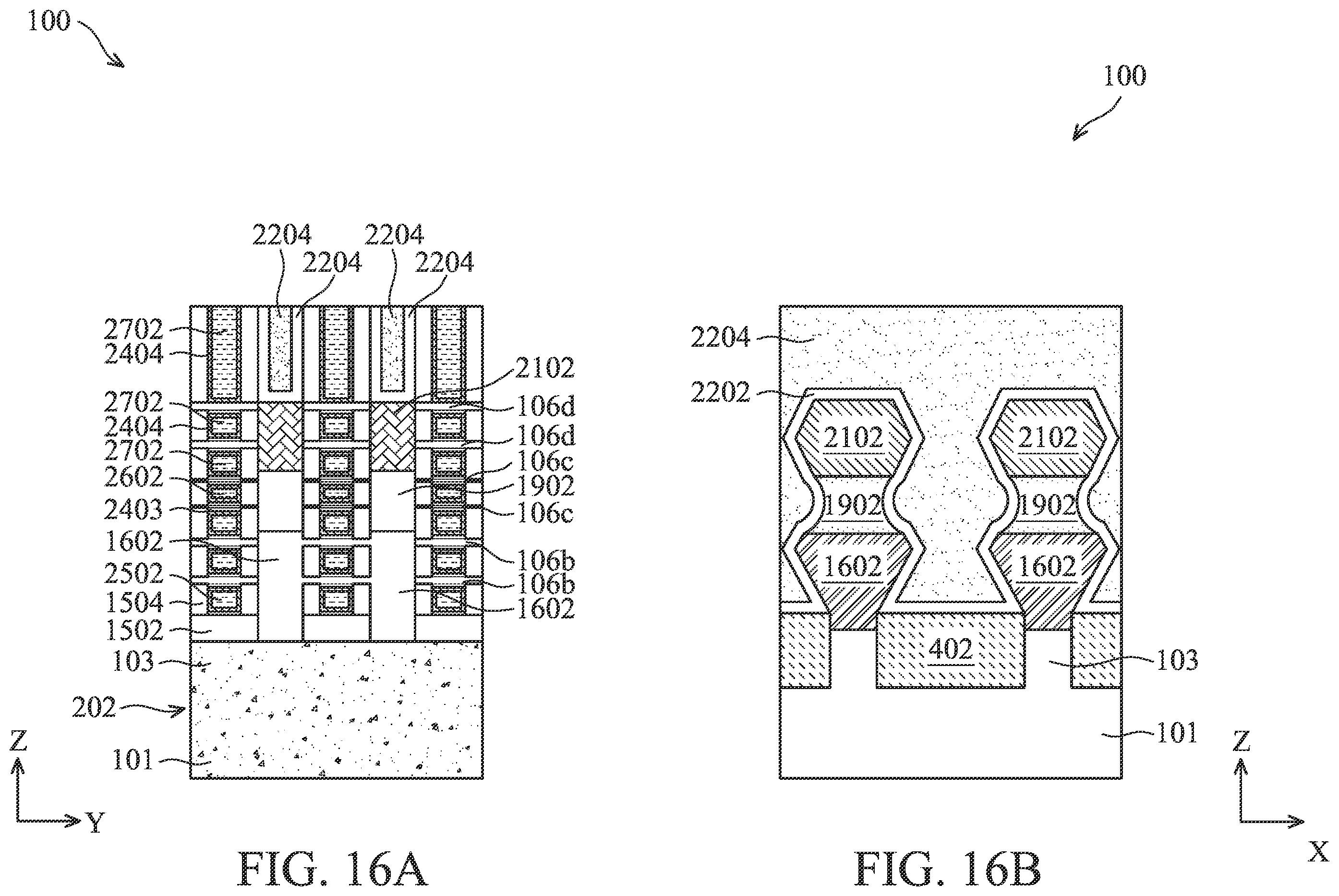 Patent US12588243 Figure 16 – Semiconductor device structure and methods of forming the same