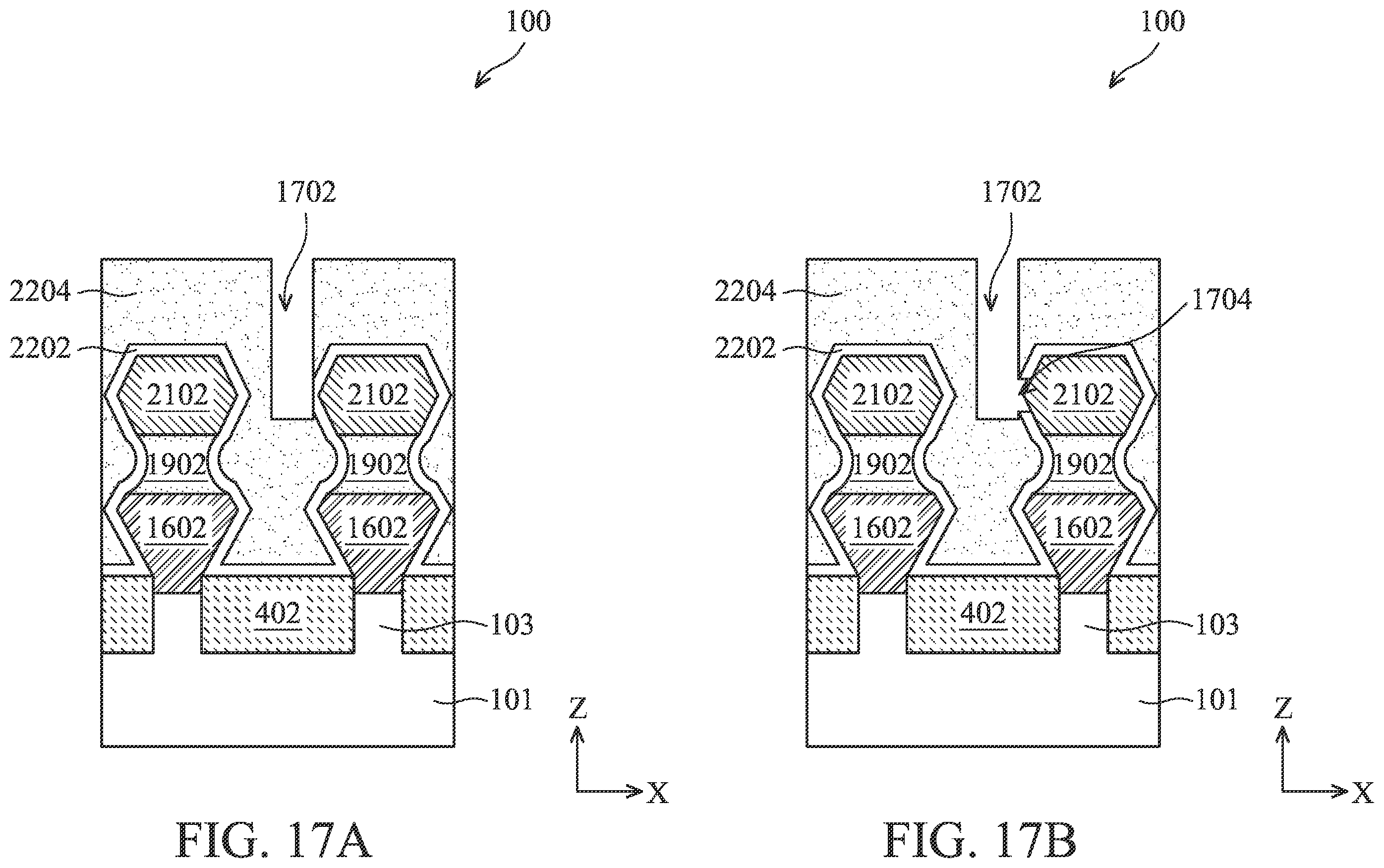 Patent US12588243 Figure 17 – Semiconductor device structure and methods of forming the same