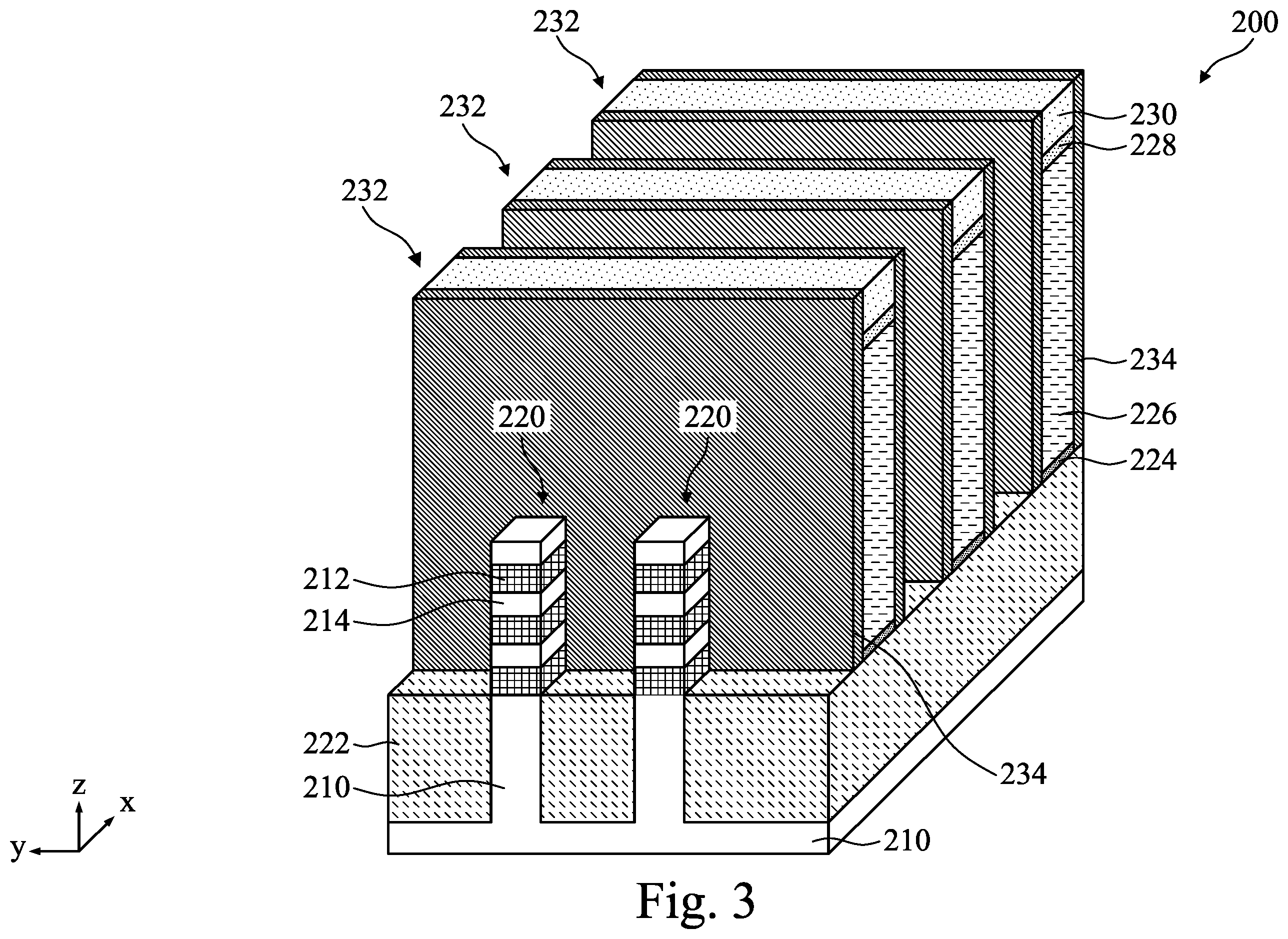 Patent US12588244 Figure 3 – Semiconductor devices and methods of fabrication thereof