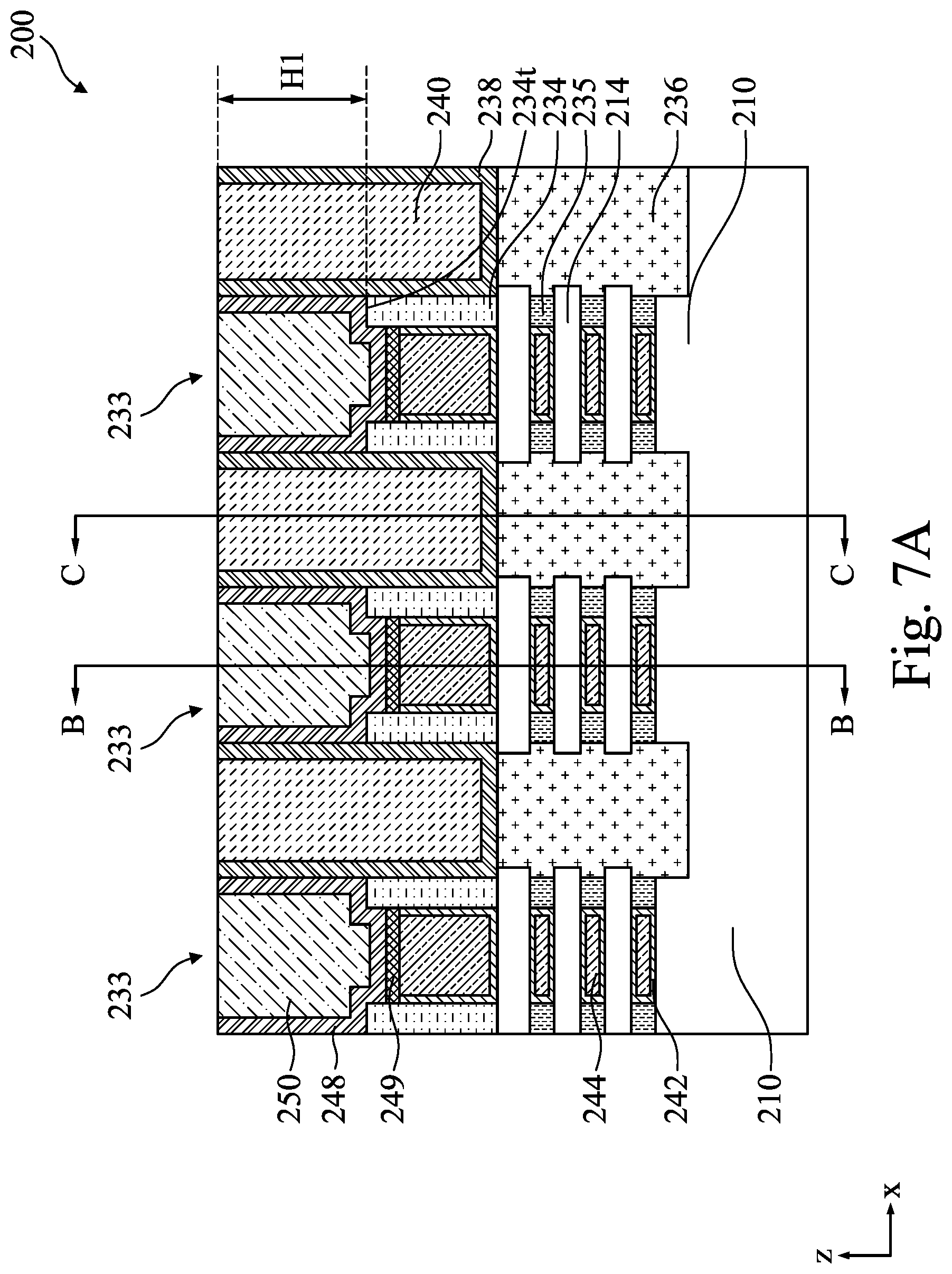 Patent US12588244 Figure 8 – Semiconductor devices and methods of fabrication thereof