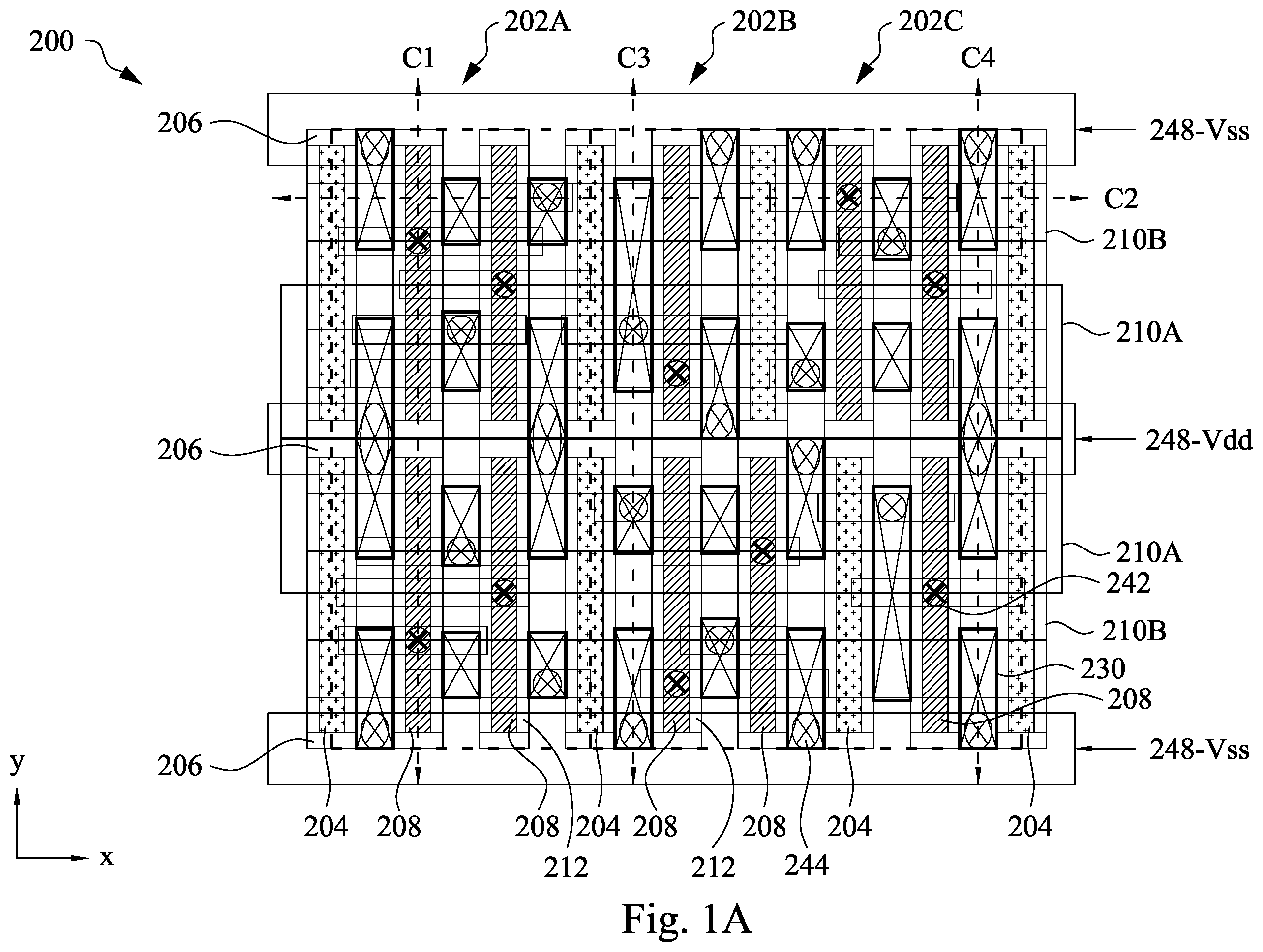 Patent US12588245 Figure 1 – Method for manufacturing for forming source/drain contact features and devices manufactured thereof