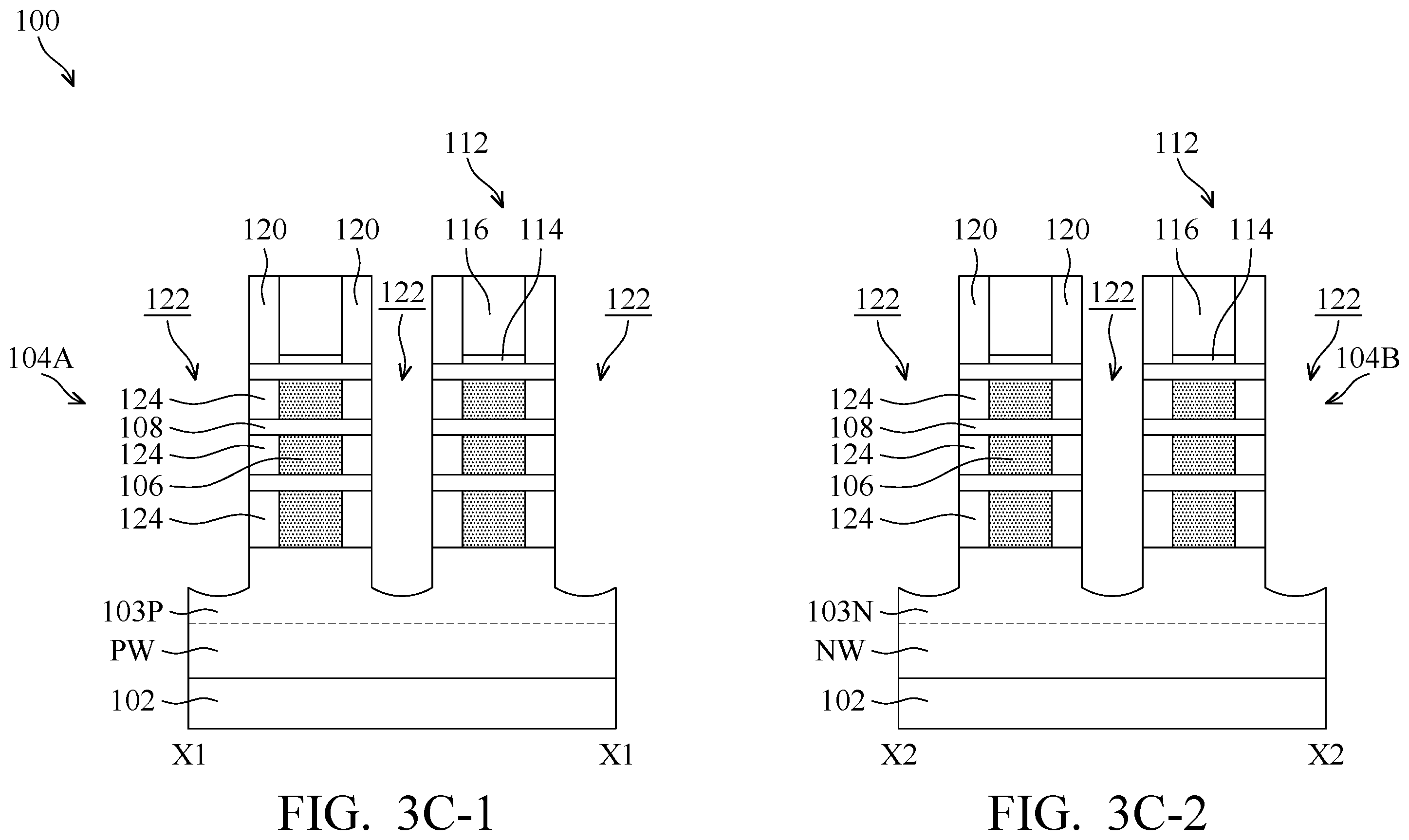 Patent US12588246 Figure 9 – Semiconductor structure including gate stack surrounding or wrapping around plurality of semiconductor layers or nanostructures and method for forming the same