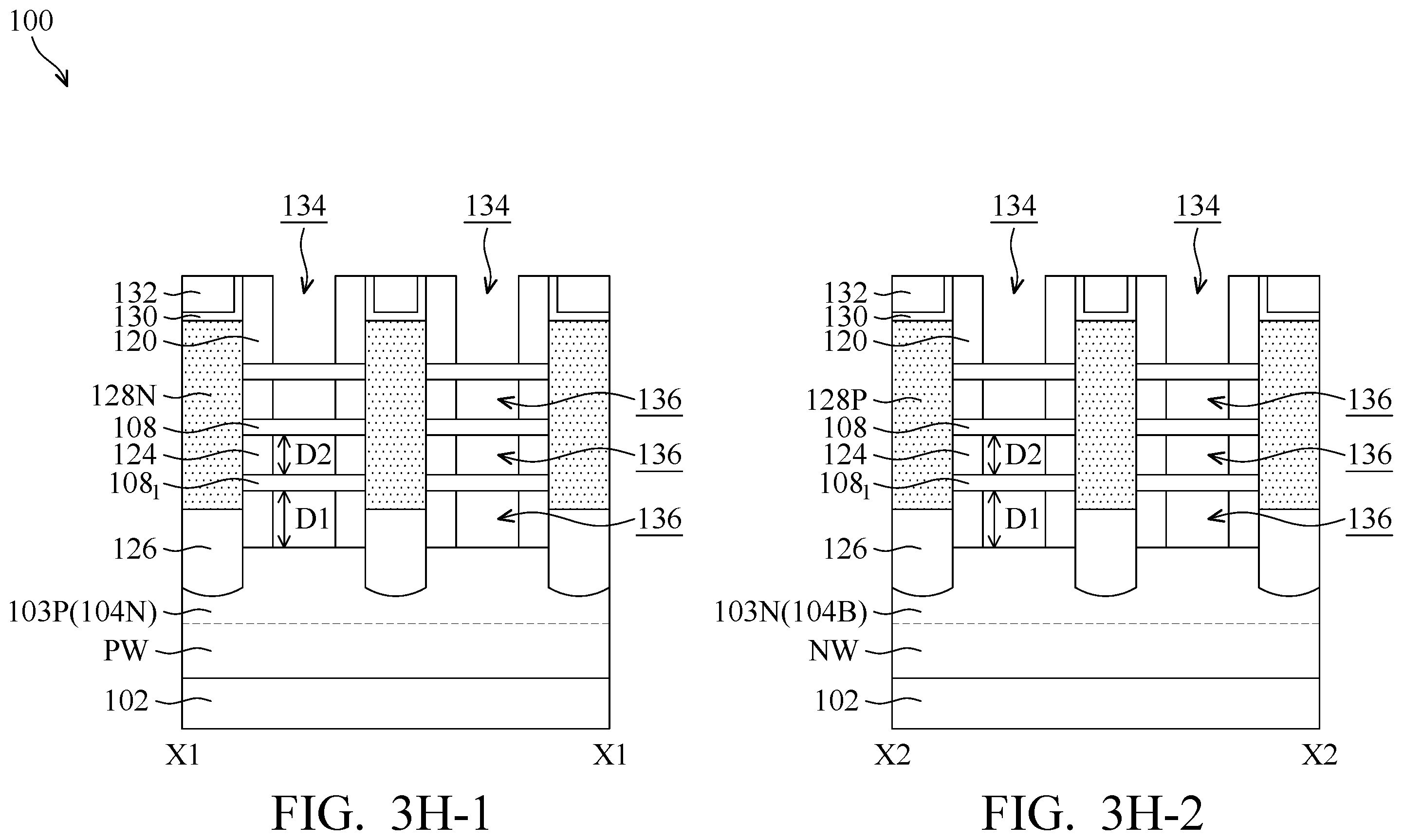 Patent US12588246 Figure 19 – Semiconductor structure including gate stack surrounding or wrapping around plurality of semiconductor layers or nanostructures and method for forming the same