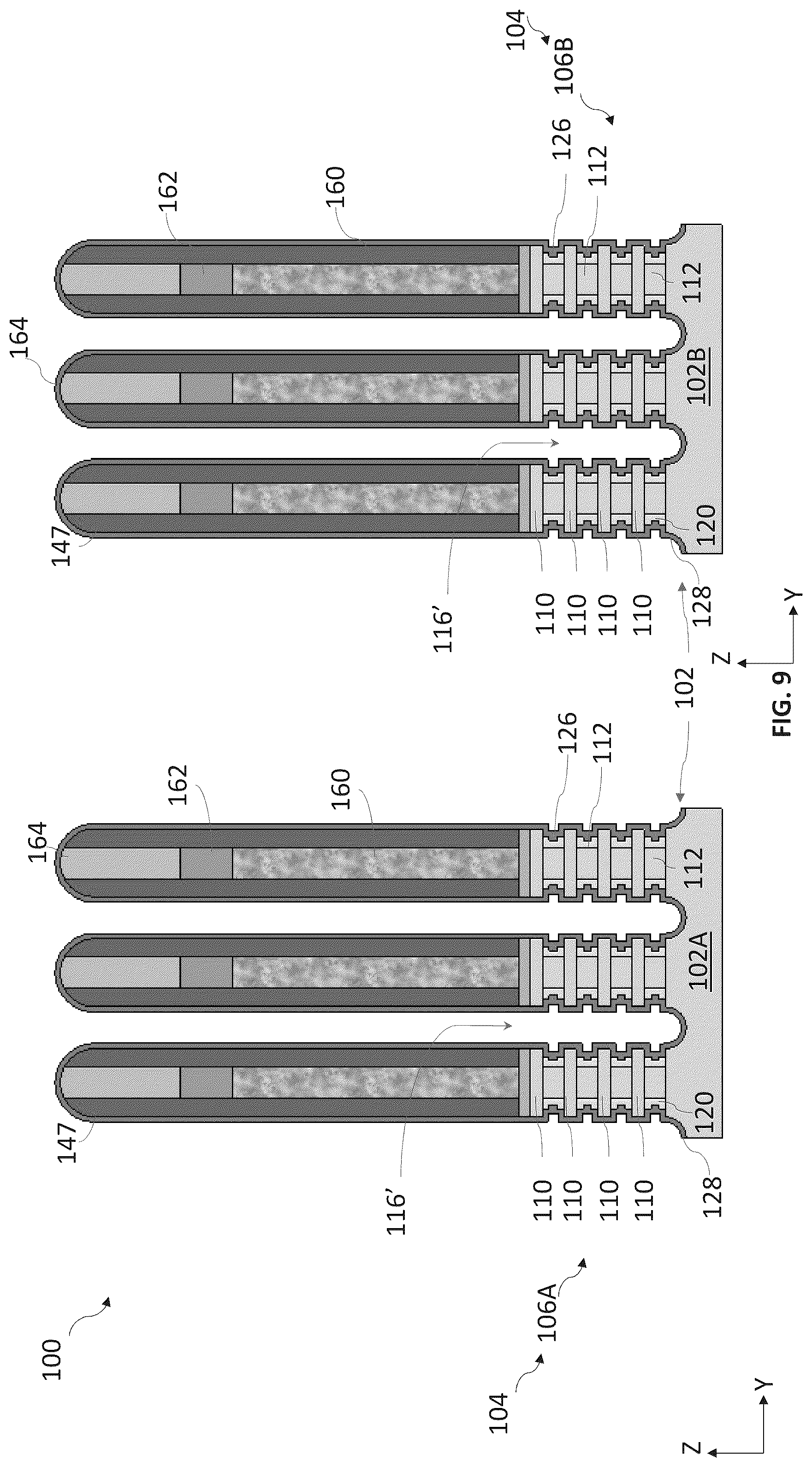 Patent US12588247 Figure 9 – Spacer structures for nano-sheet-based devices