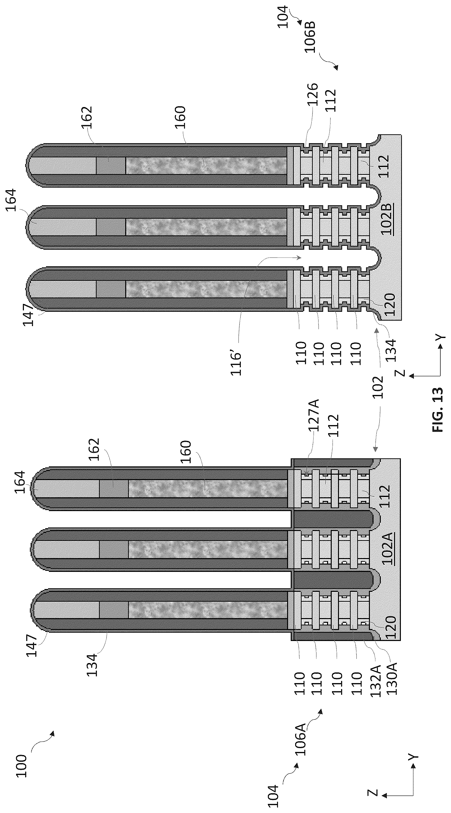 Patent US12588247 Figure 13 – Spacer structures for nano-sheet-based devices