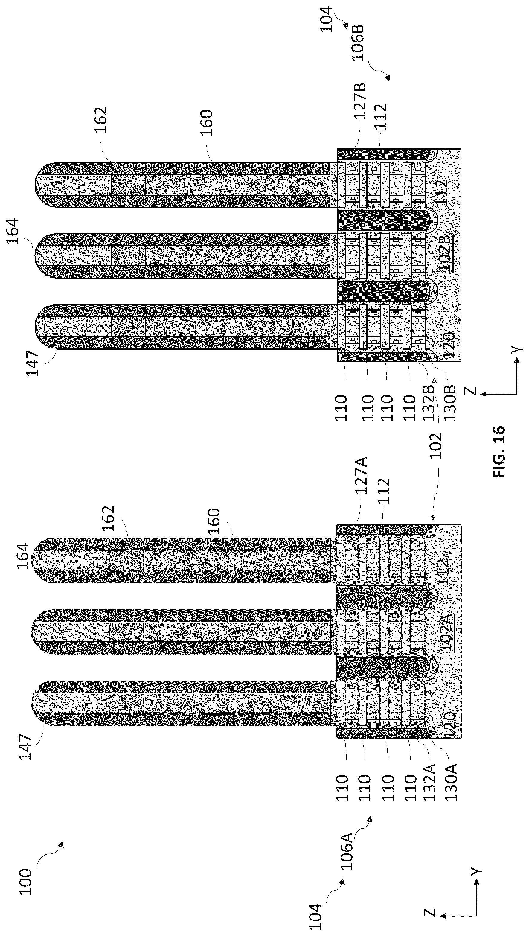 Patent US12588247 Figure 16 – Spacer structures for nano-sheet-based devices