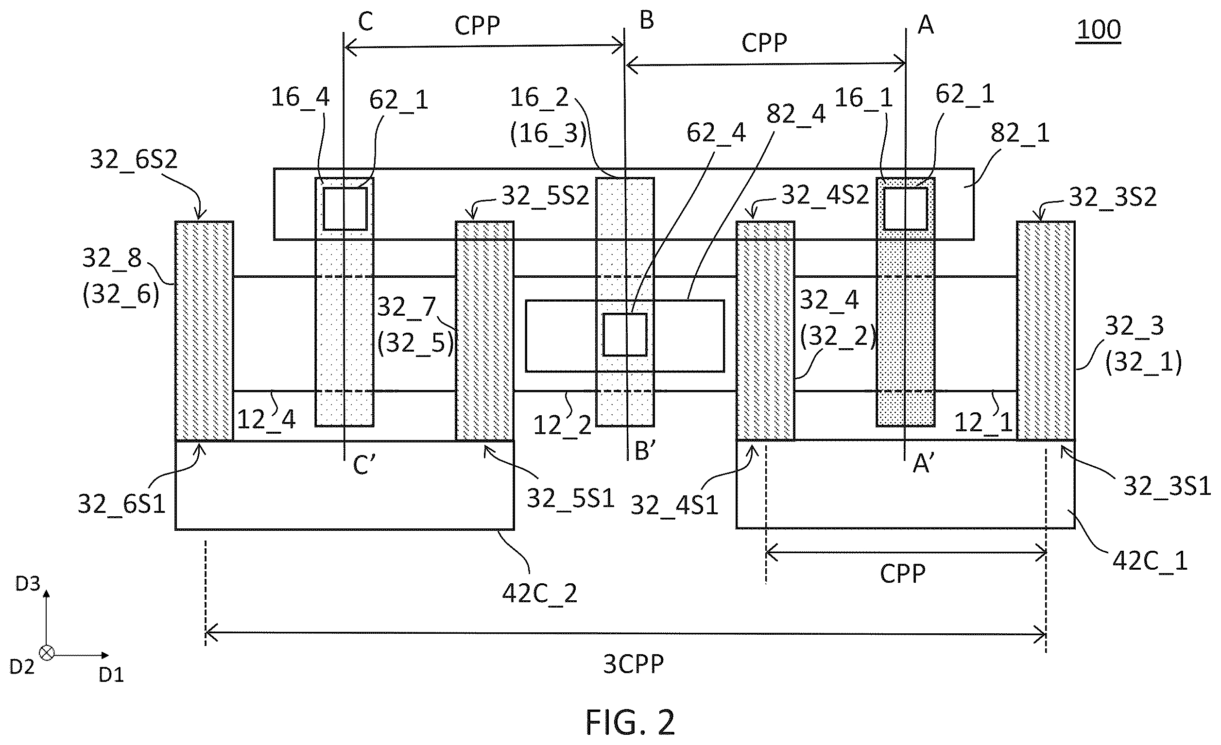 Patent US12588249 Figure 2 – Integrated circuit devices including a cross-coupled structure