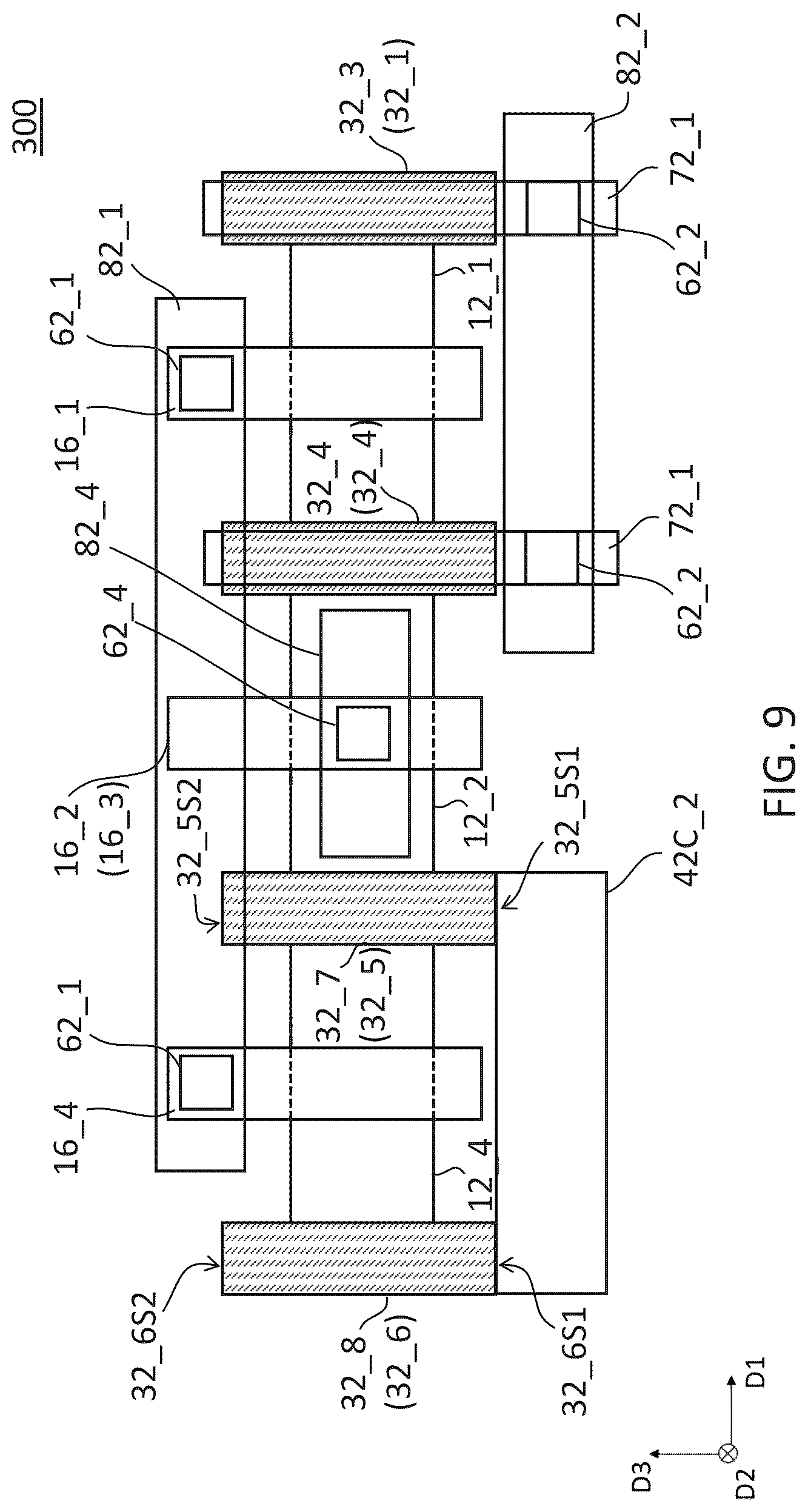 Patent US12588249 Figure 9 – Integrated circuit devices including a cross-coupled structure