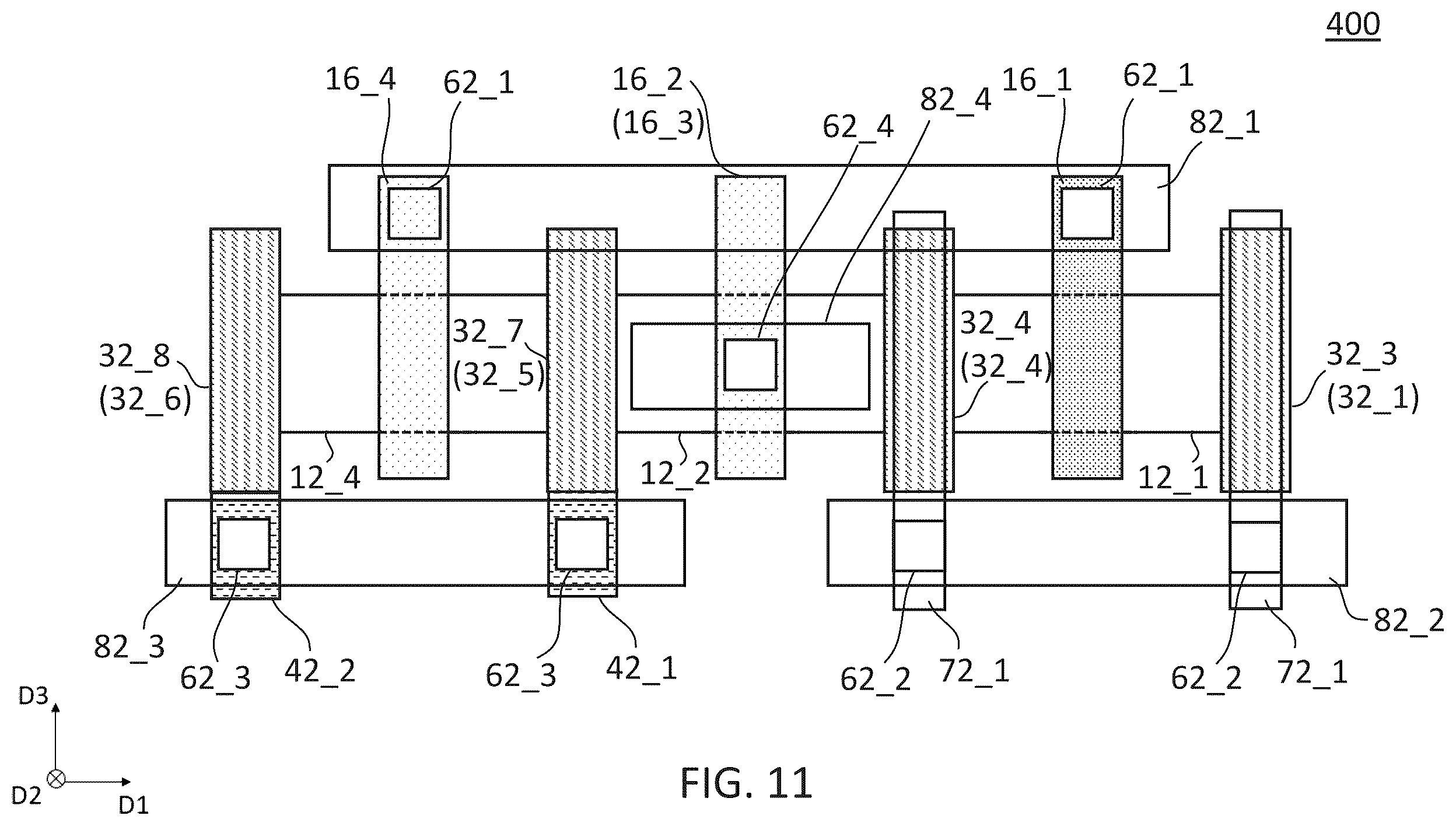Patent US12588249 Figure 11 – Integrated circuit devices including a cross-coupled structure