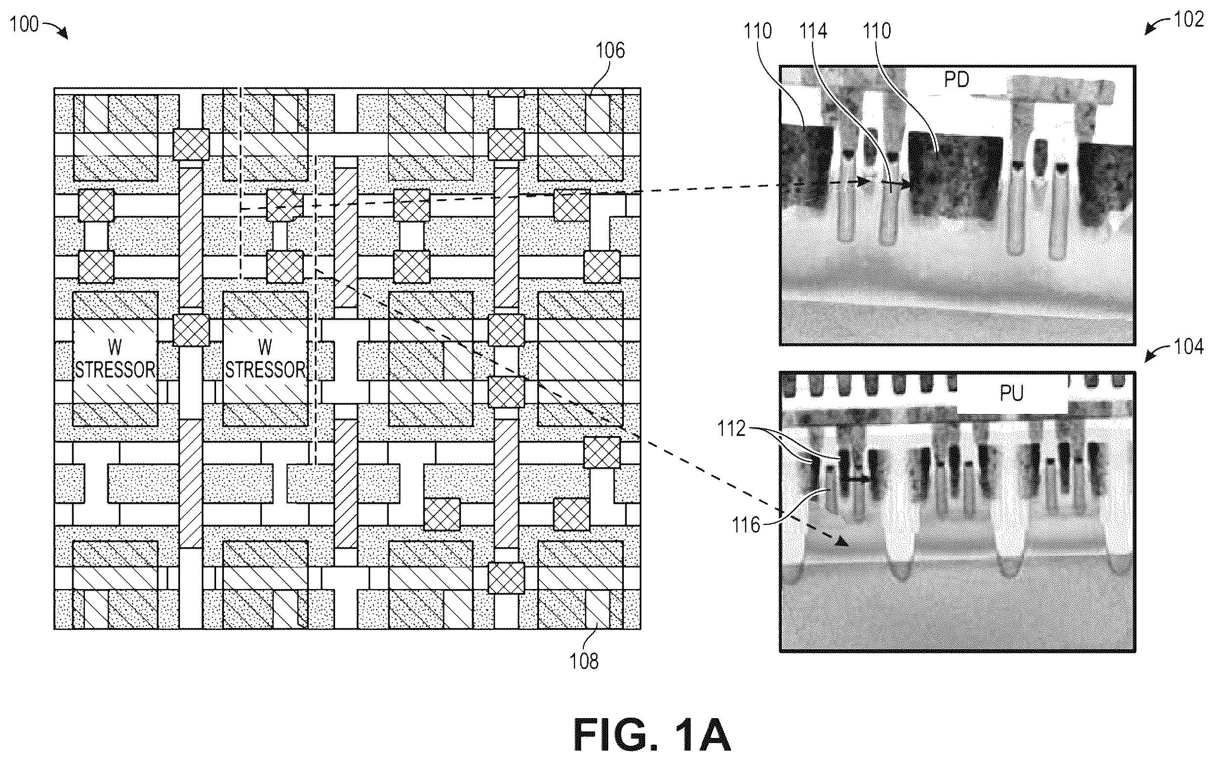 Patent US12588252 Figure 1 – Fin trim plug structures with metal for imparting channel stress