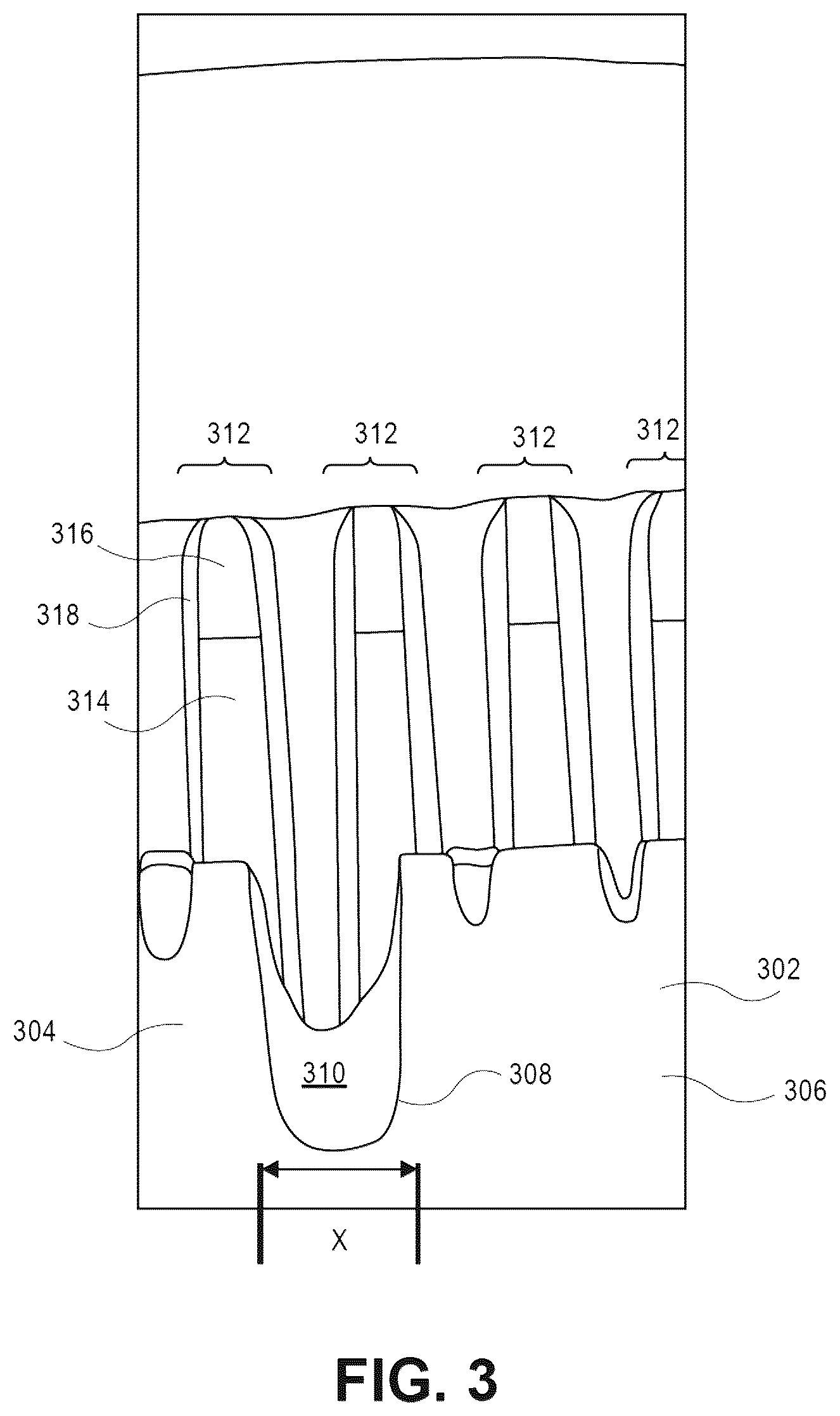 Patent US12588252 Figure 7 – Fin trim plug structures with metal for imparting channel stress