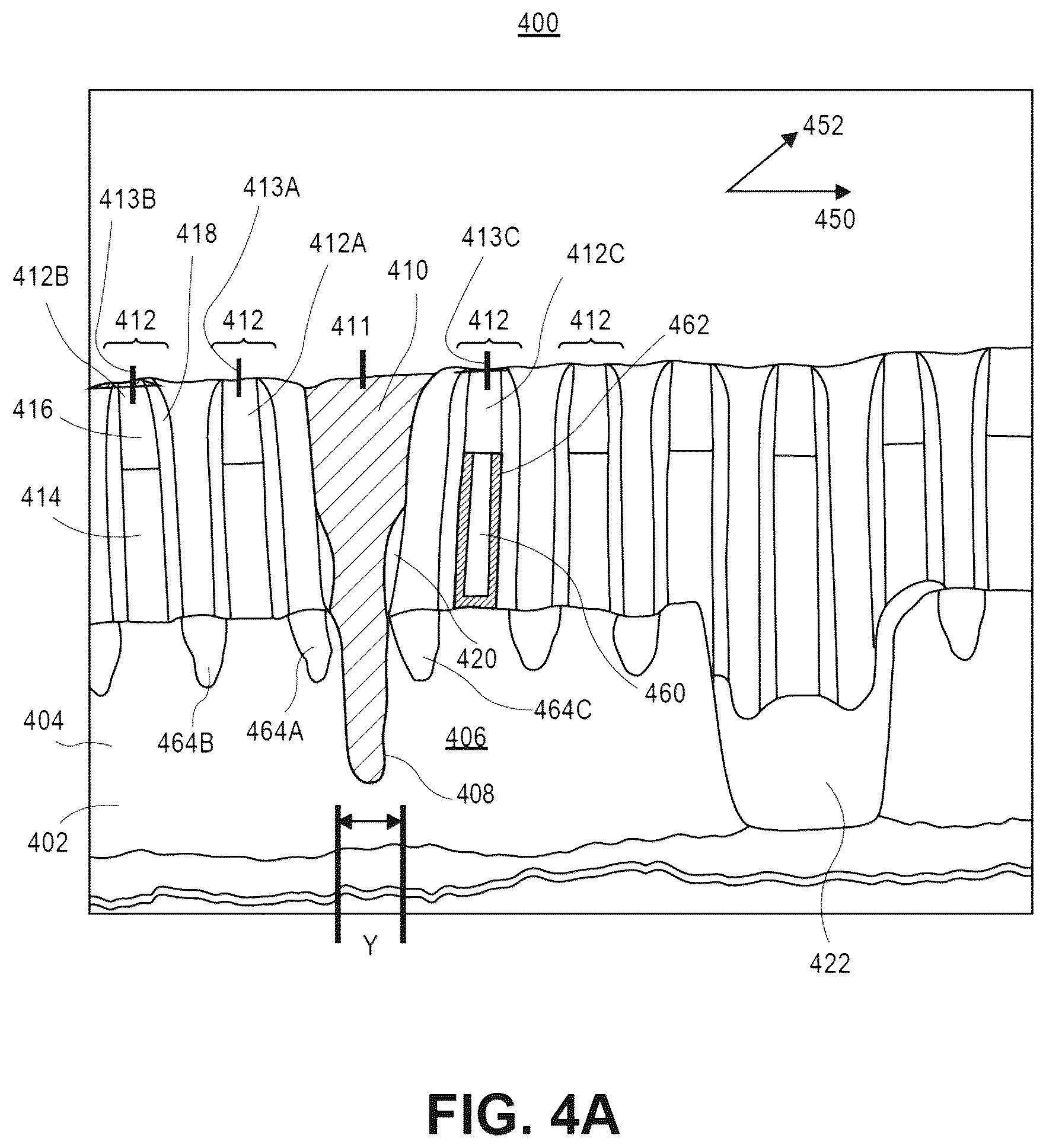 Patent US12588252 Figure 8 – Fin trim plug structures with metal for imparting channel stress