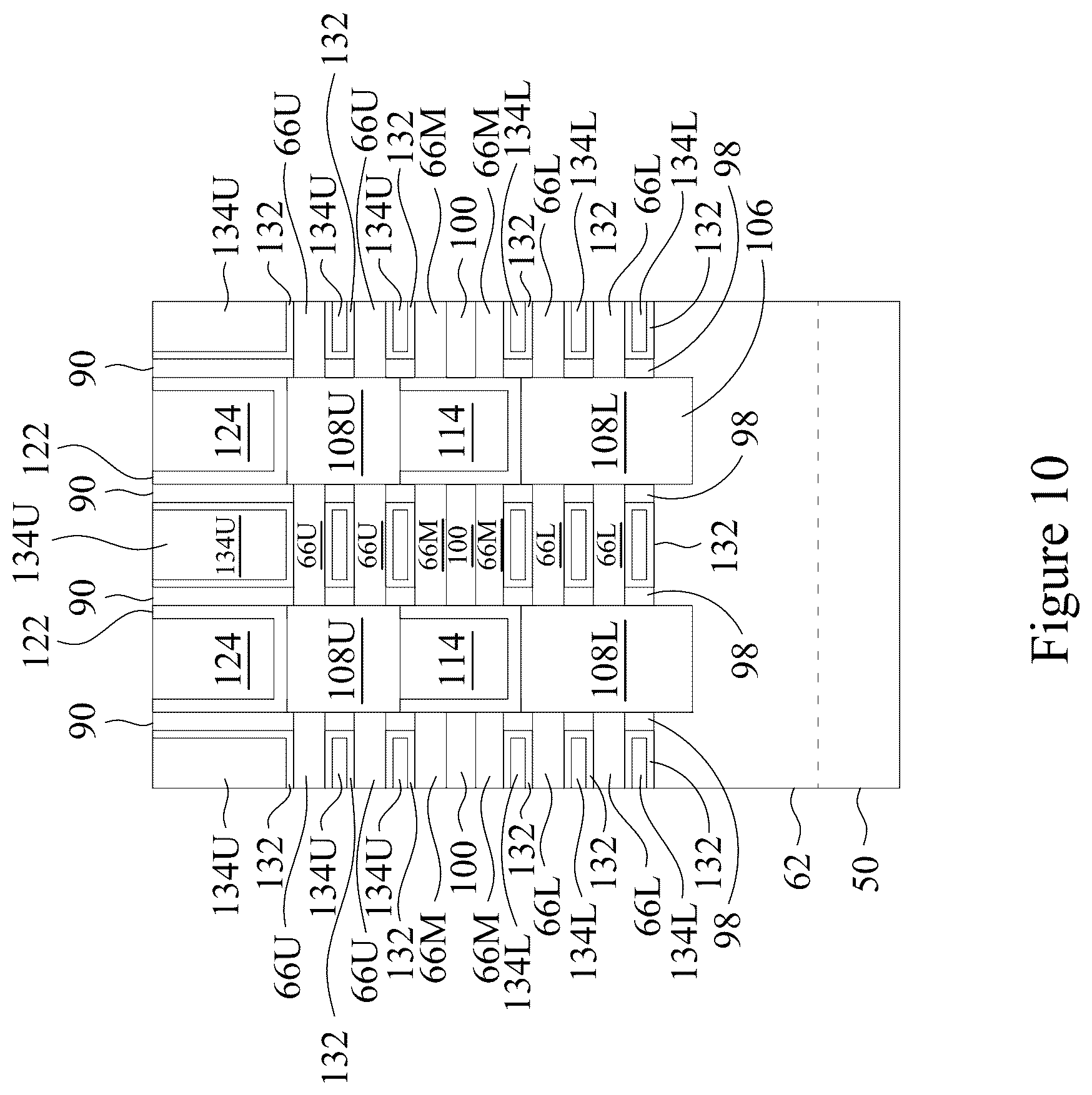 Patent US12588258 Figure 11 – Stacked transistor isolation features and methods of forming the same