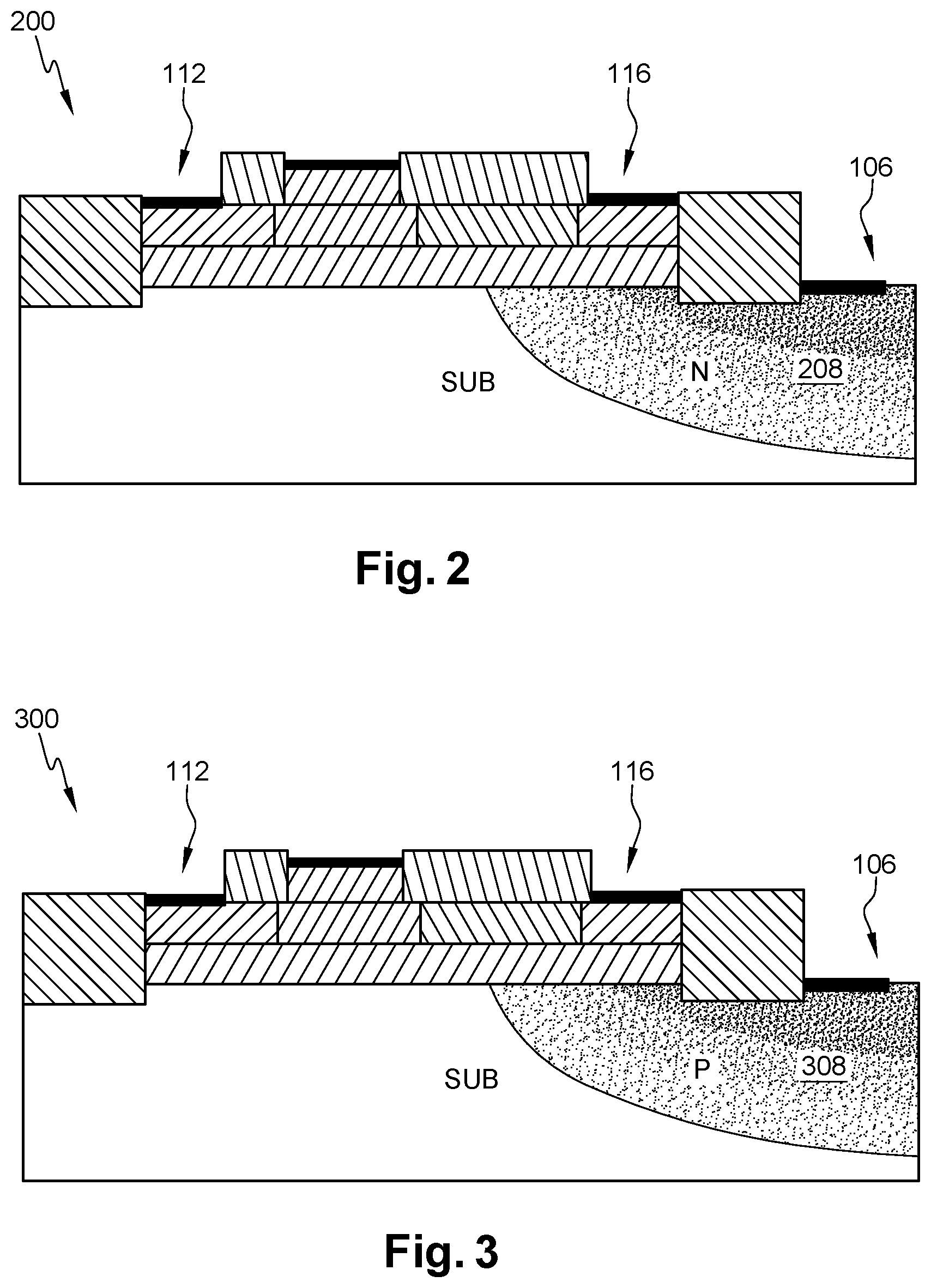 Patent US12588259 Figure 2 – Lateral bipolar transistor