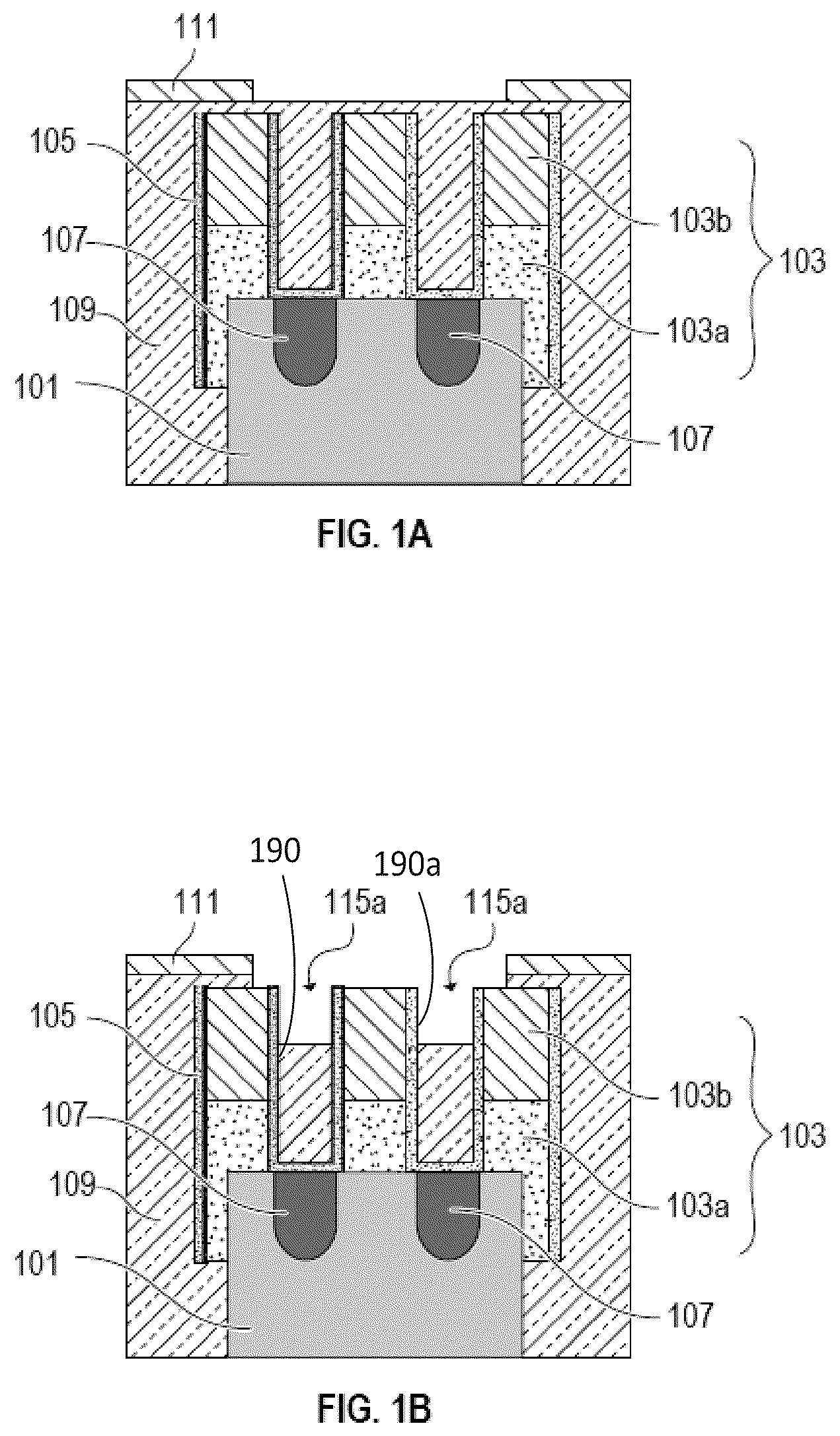 Patent US12588262 Figure 1 – Sacrificial gate capping layer for gate protection during source/drain contact opening