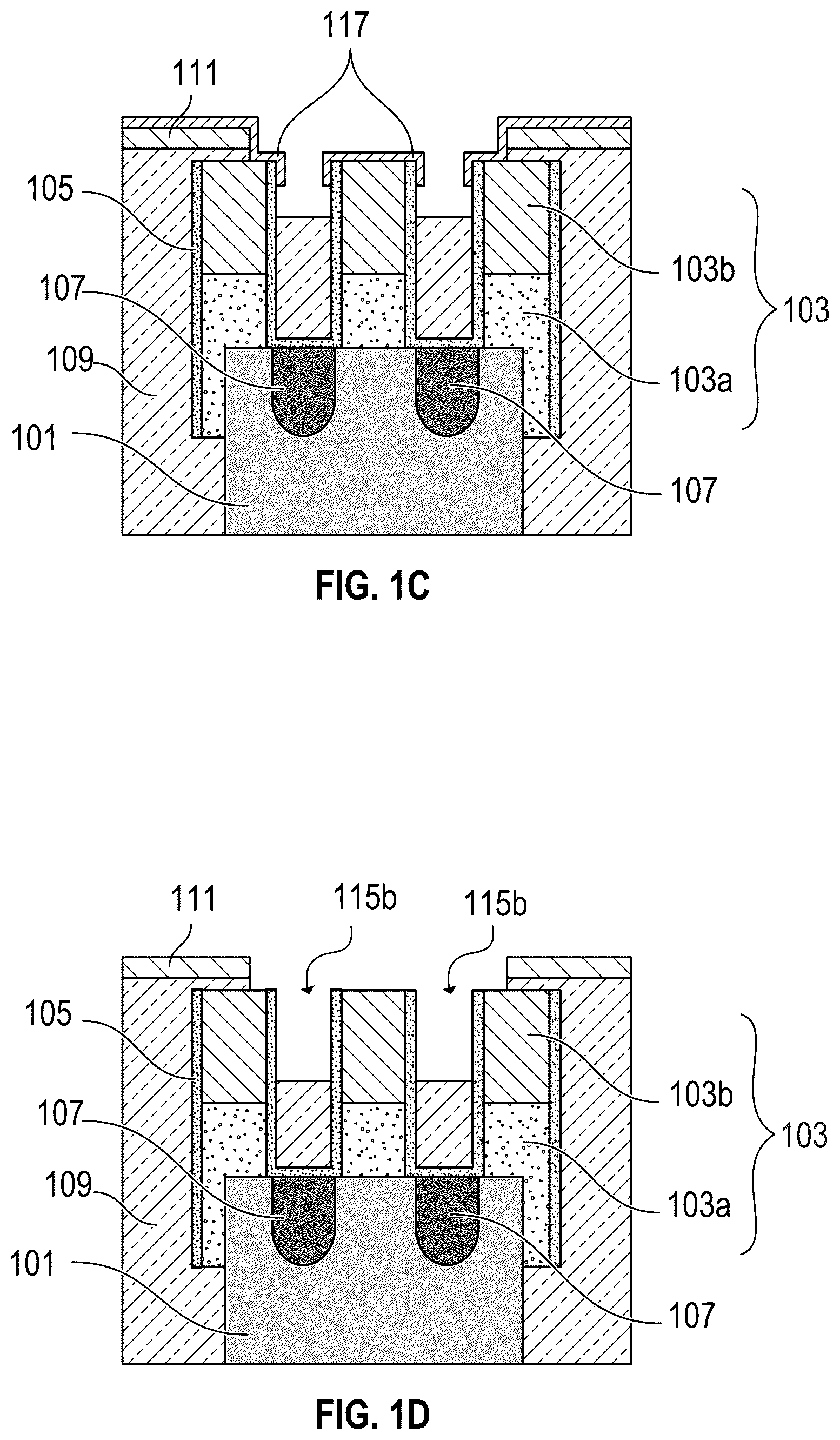 Patent US12588262 Figure 2 – Sacrificial gate capping layer for gate protection during source/drain contact opening