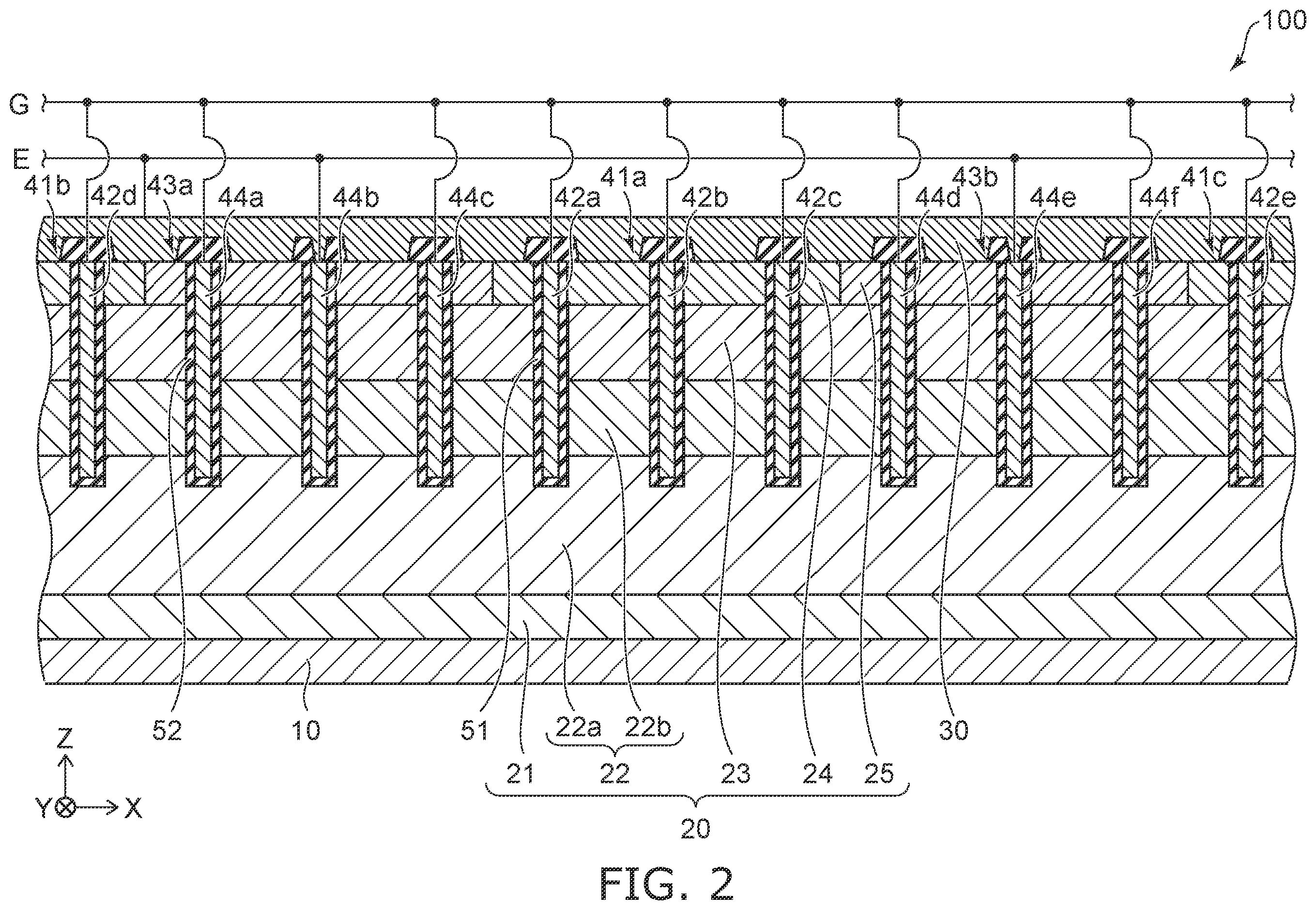 Patent US12588263 Figure 2 – Insulated gate bipolar transistor (IGBT) semiconductor device with reduced turn-on loss