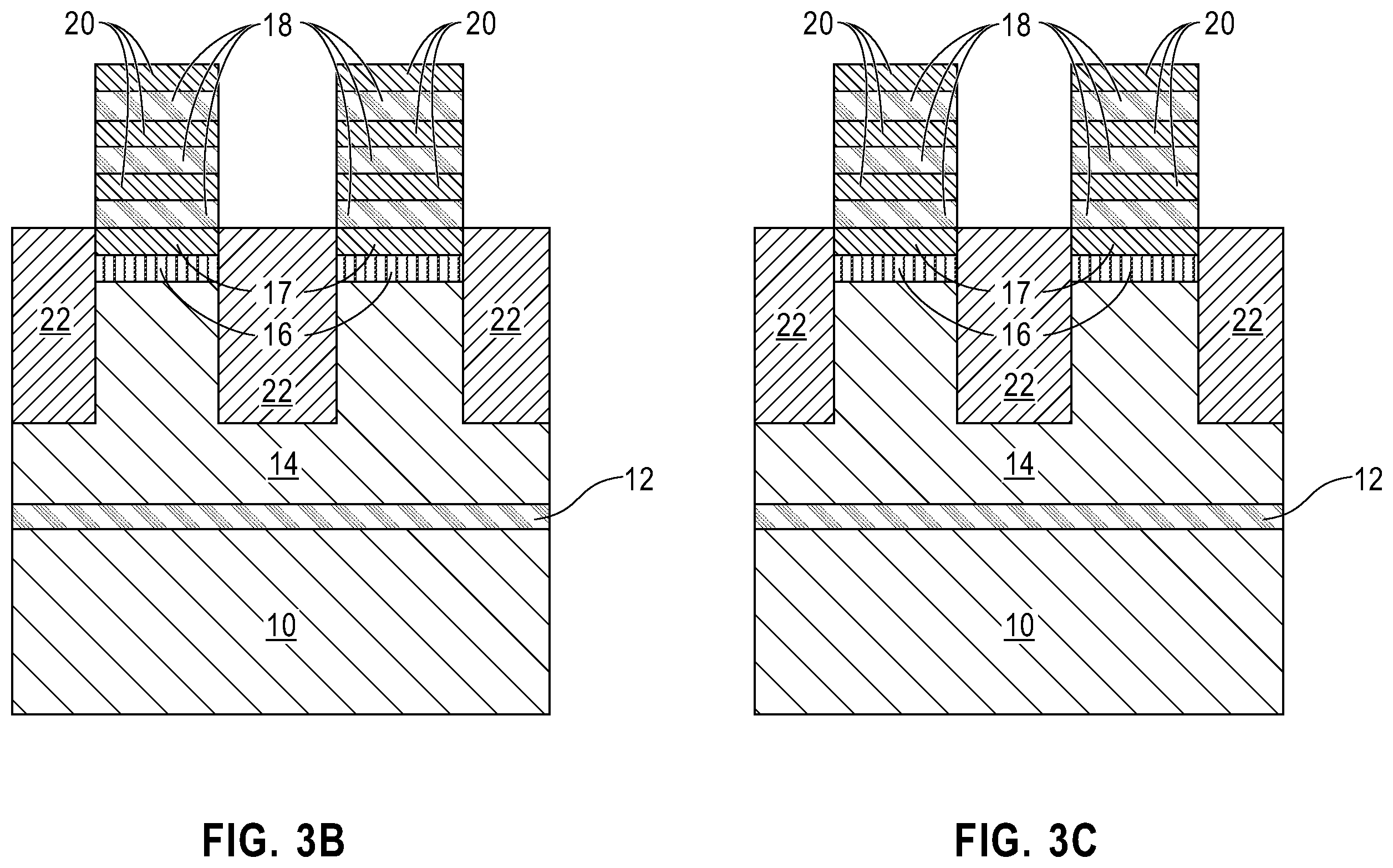 Patent US12588265 Figure 4 – Semiconductor structure with enhanced placeholder position margin