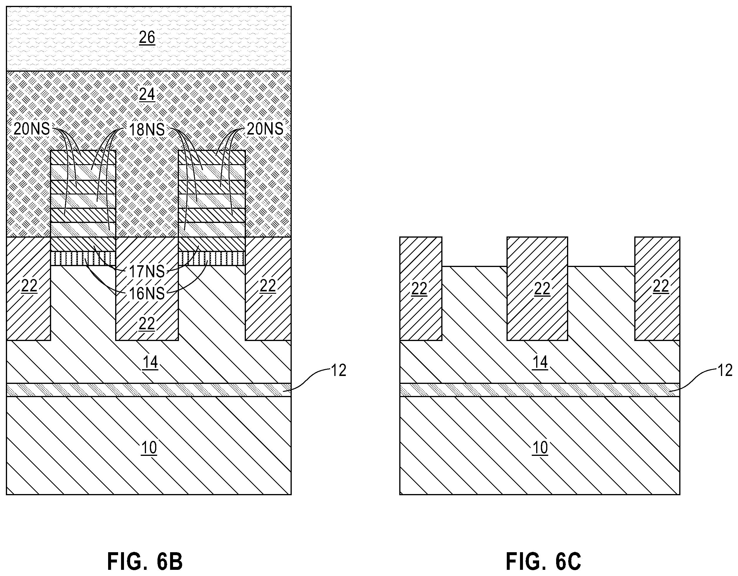 Patent US12588265 Figure 10 – Semiconductor structure with enhanced placeholder position margin