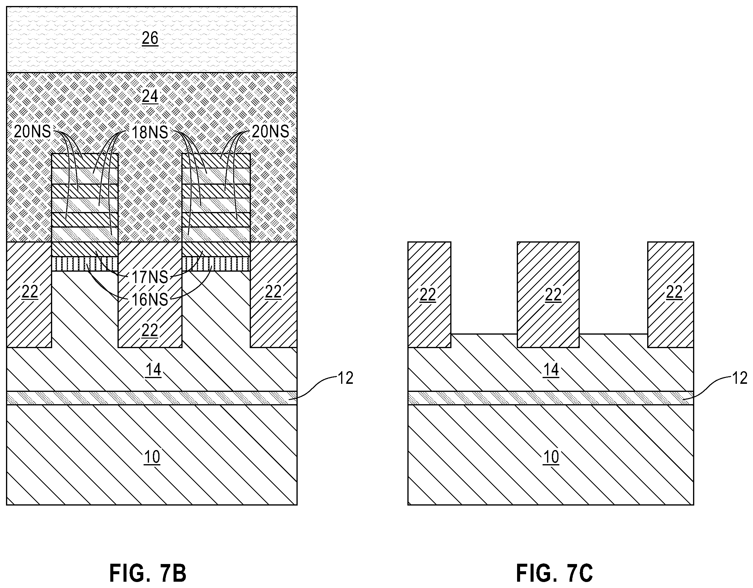 Patent US12588265 Figure 12 – Semiconductor structure with enhanced placeholder position margin